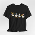 Duck Family Tee — Cute Ducks in Hats Graphic T-Shirt