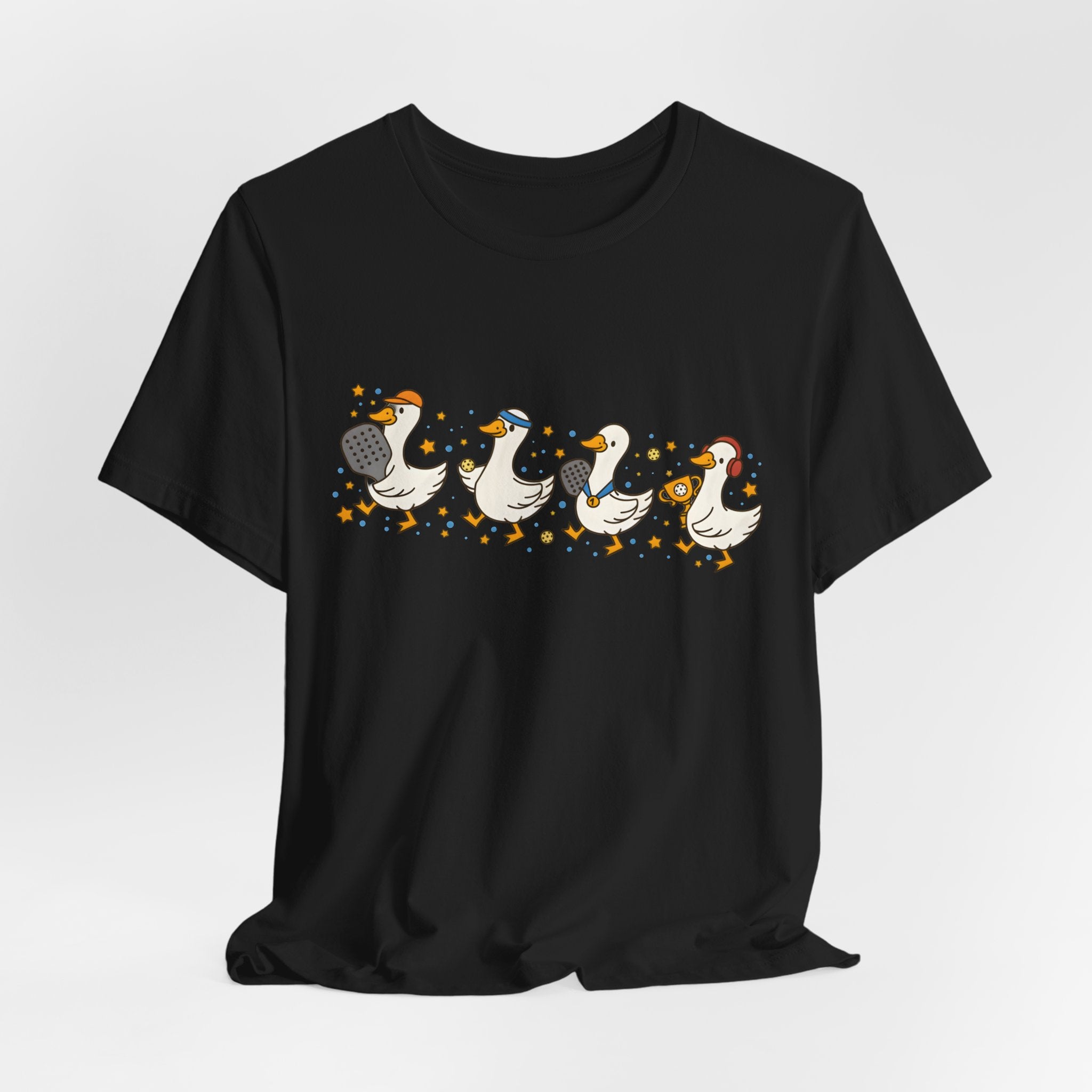 Duck Family Tee — Cute Ducks in Hats Graphic T-Shirt