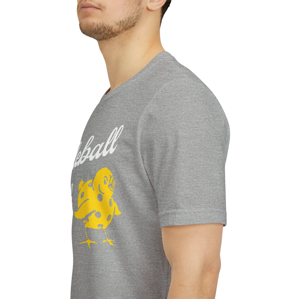 Pickleball Chick T‑Shirt — Cute Yellow Chick Pickleball Tee for Women & Players
