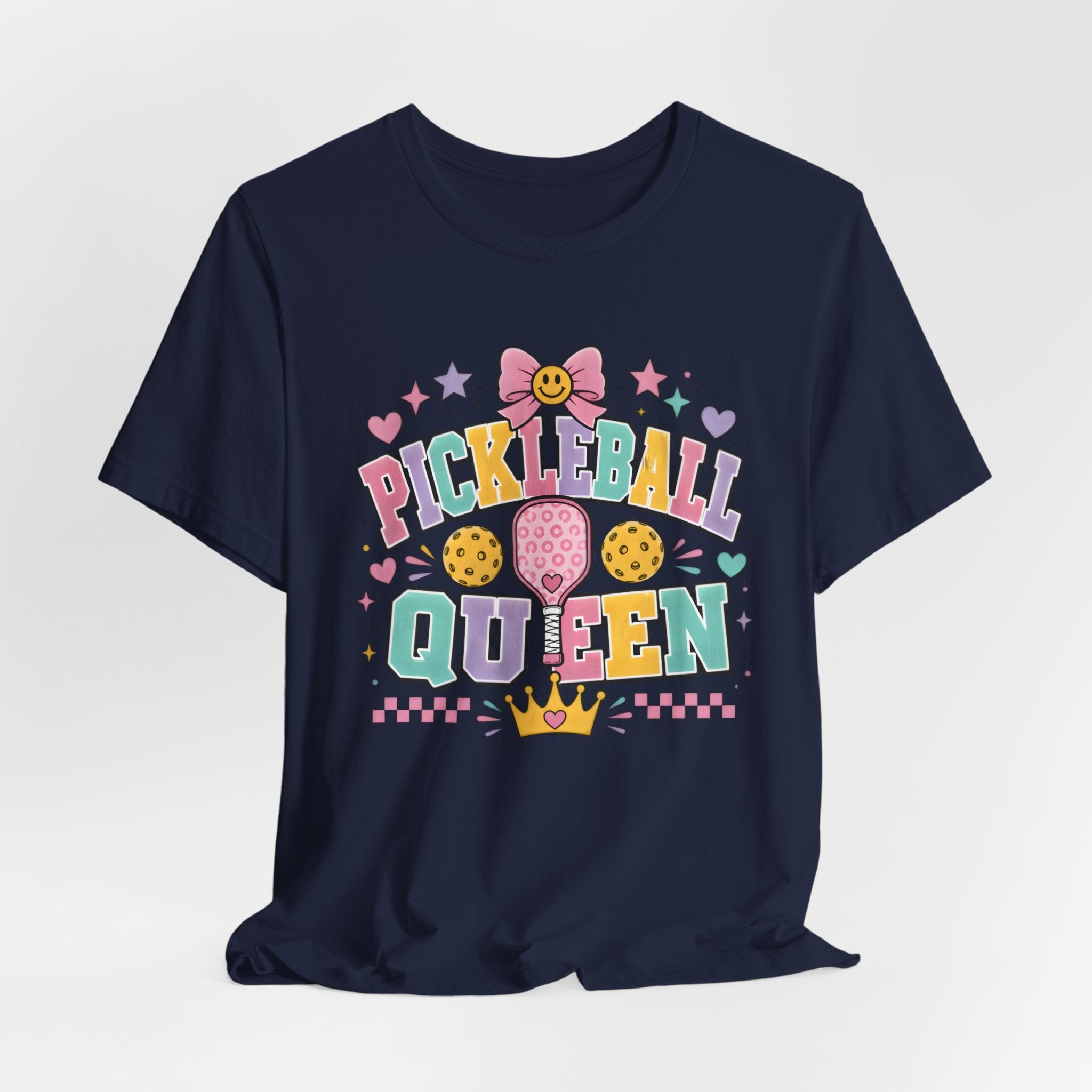 Pickleball Queen Tee — Cute Pastel Pickleball Shirt for Women & Girls