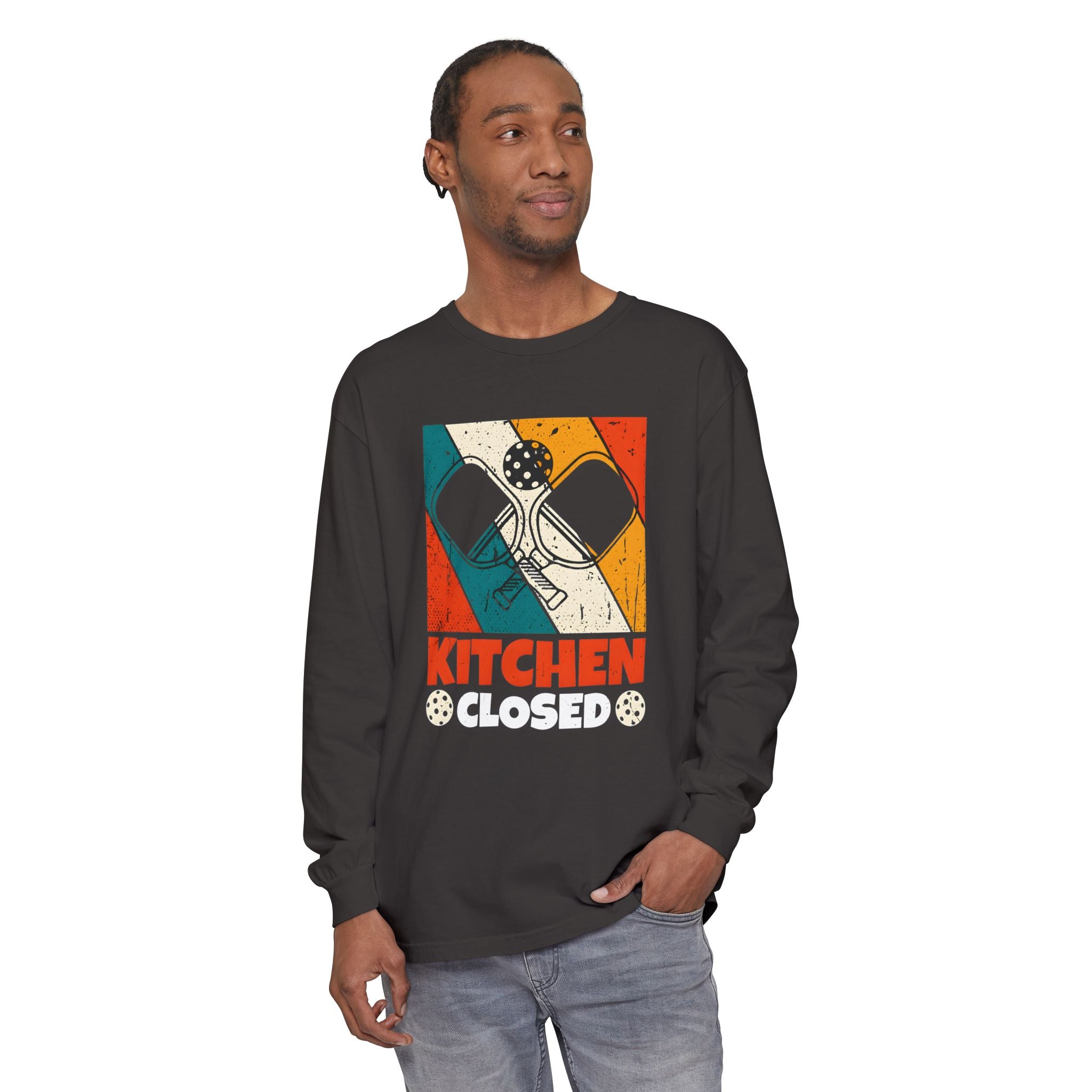 Unisex Garment-dyed Long Sleeve T-Shirt