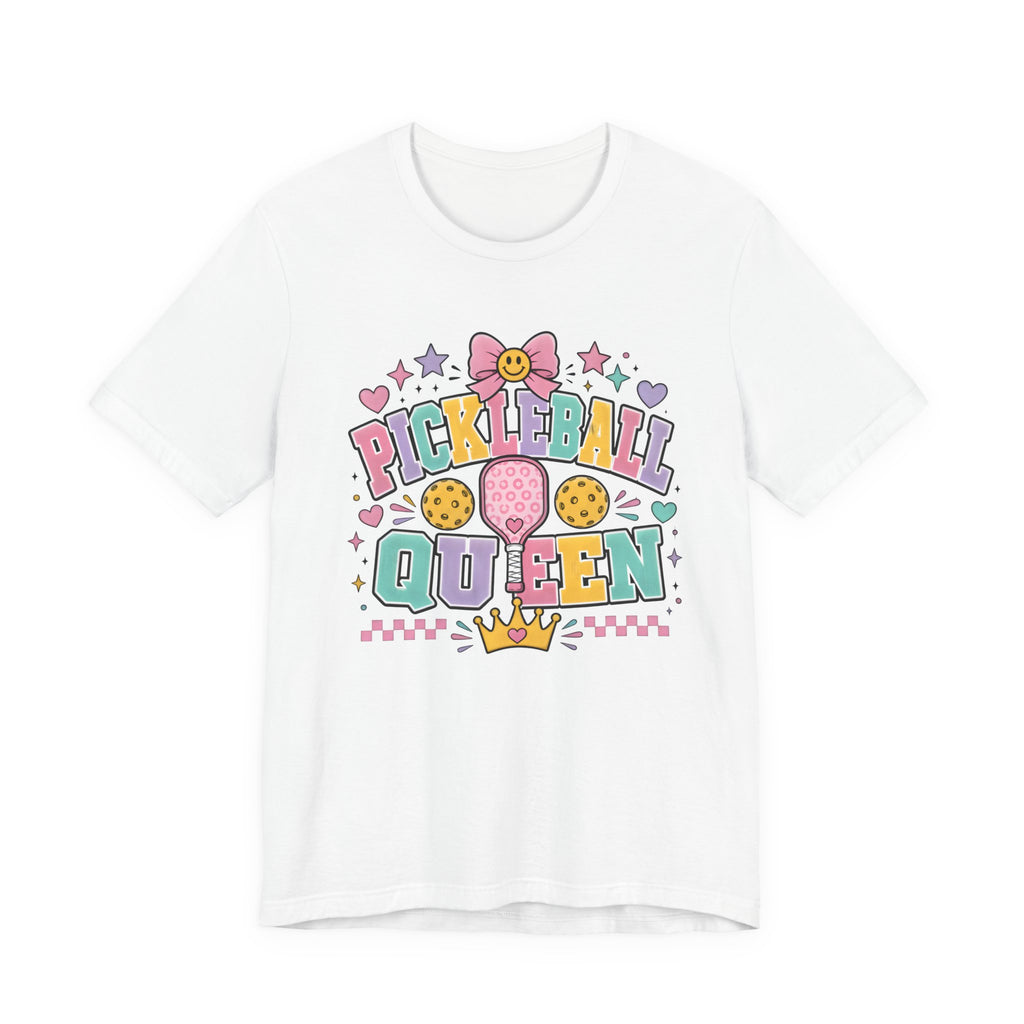 Pickleball Queen Tee — Cute Pastel Pickleball Shirt for Women & Girls