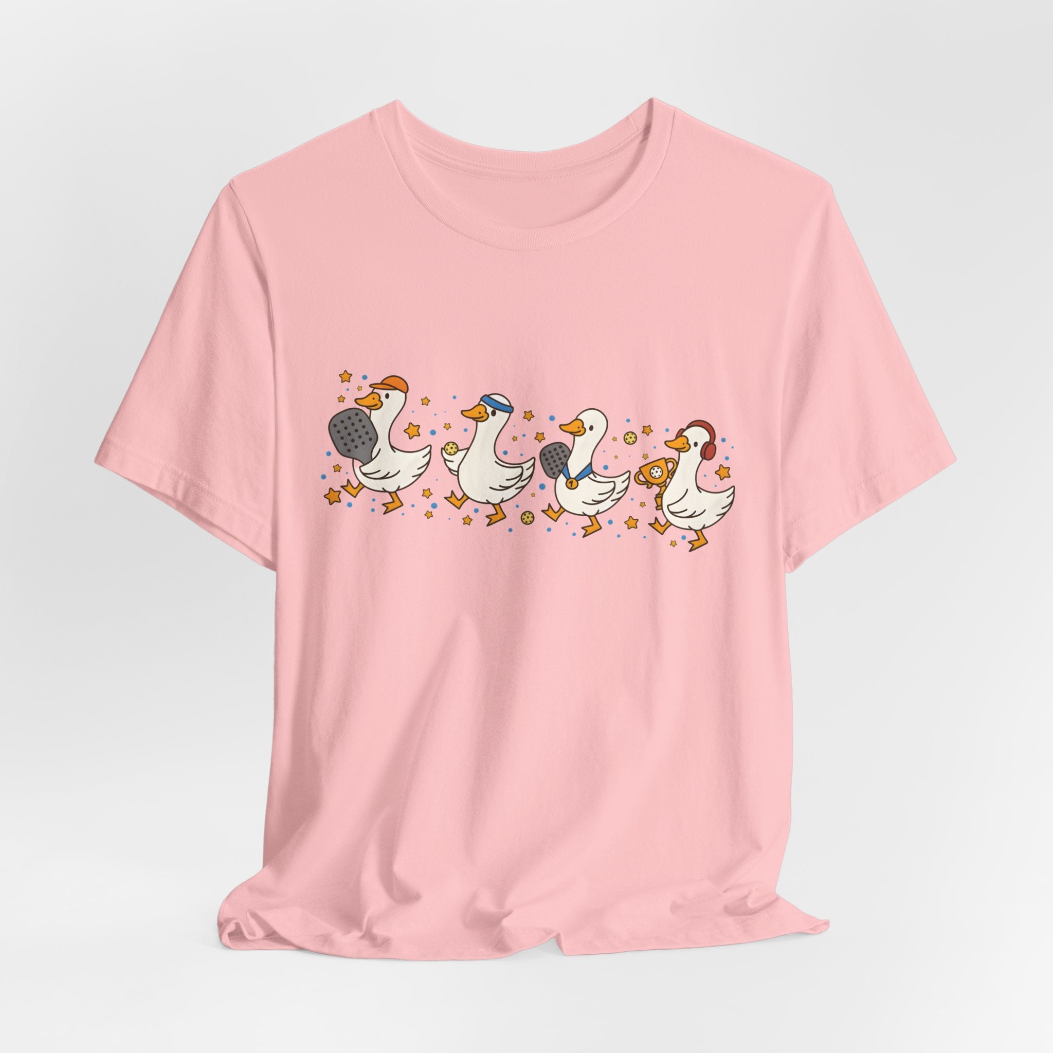Duck Family Tee — Cute Ducks in Hats Graphic T-Shirt