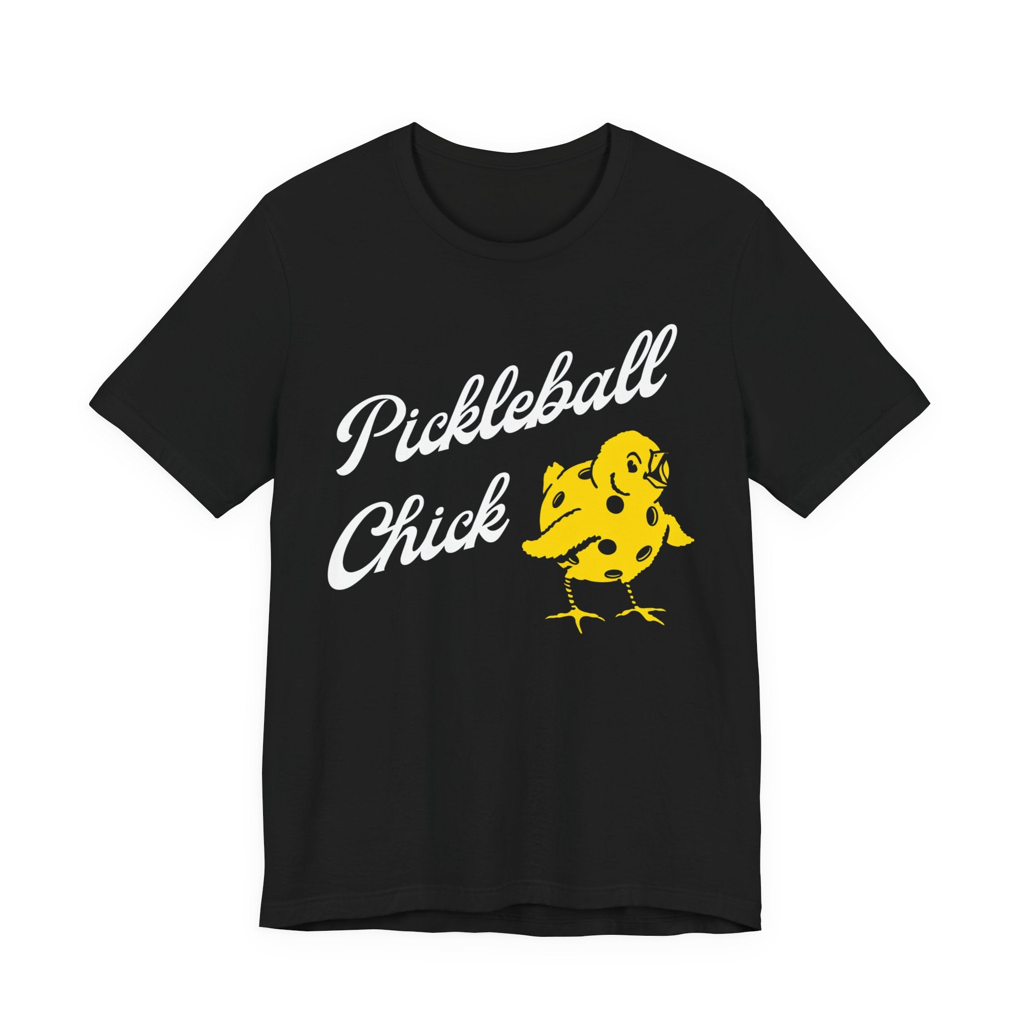 Pickleball Chick T‑Shirt — Cute Yellow Chick Pickleball Tee for Women & Players