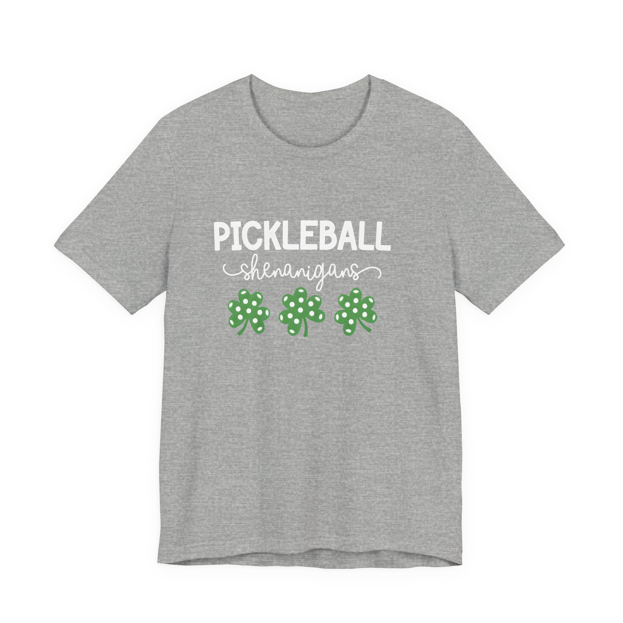 Pickleball Shenanigans T-Shirt — St. Patrick’s Shamrock Pickleball Tee