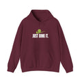 Pickleball Hoodie - "Just Dink It." Sweatshirt with Ball & Paddle Graphic