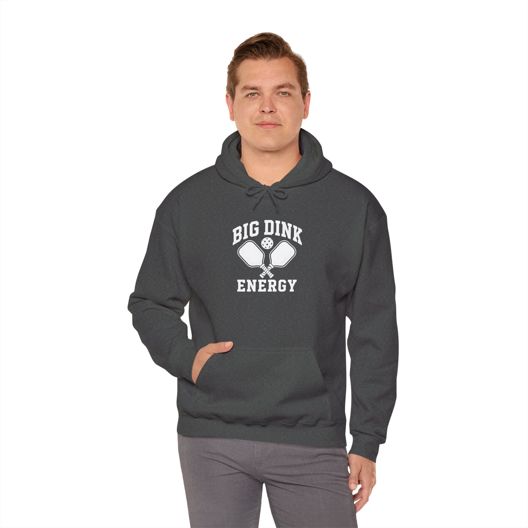 Big Dink Energy Hoodie - Pickleball Paddle Graphic Sweatshirt
