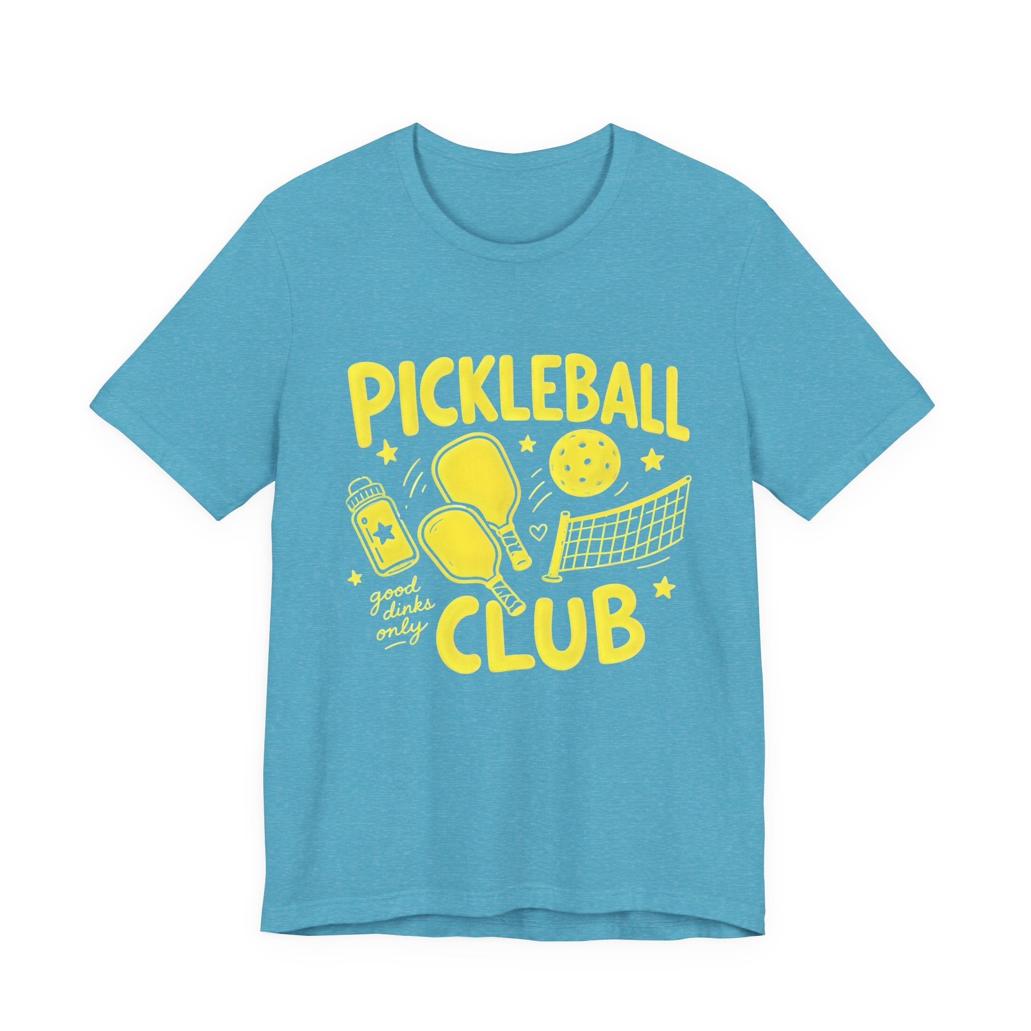 Pickleball Club Graphic Tee — "Good Doubles Only" Short Sleeve Shirt