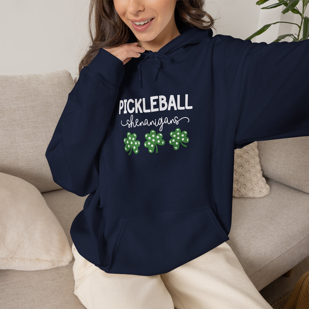 Pickleball Shamrock Hoodie – St. Patrick’s Day Pickleball Sweatshirt