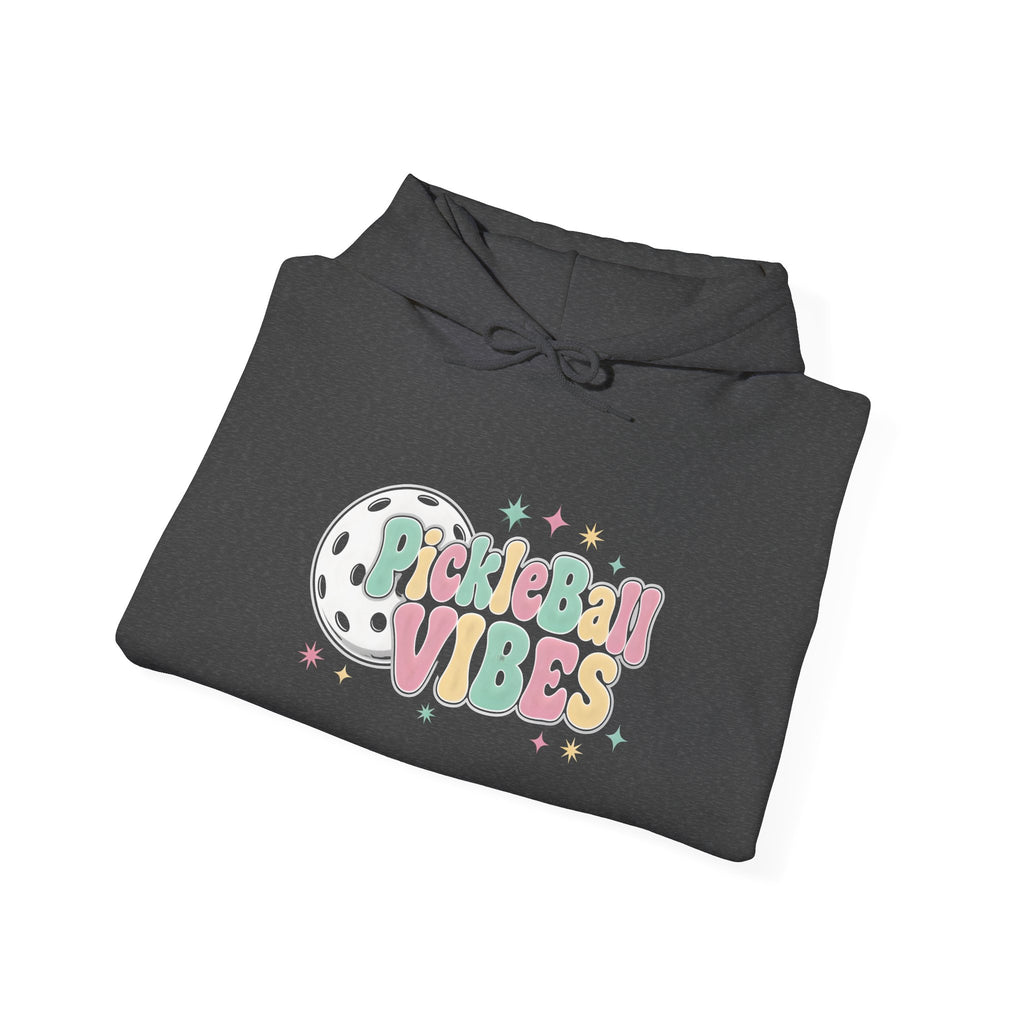 Pickleball Vibes Hoodie — Retro Pastel Pickleball Graphic Sweatshirt
