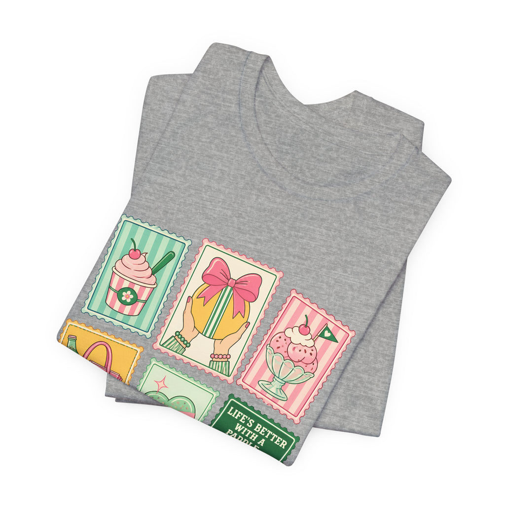 Summer Picnic Graphic Tee — 'Life's Better with a Picnic' Vintage Stamp Design