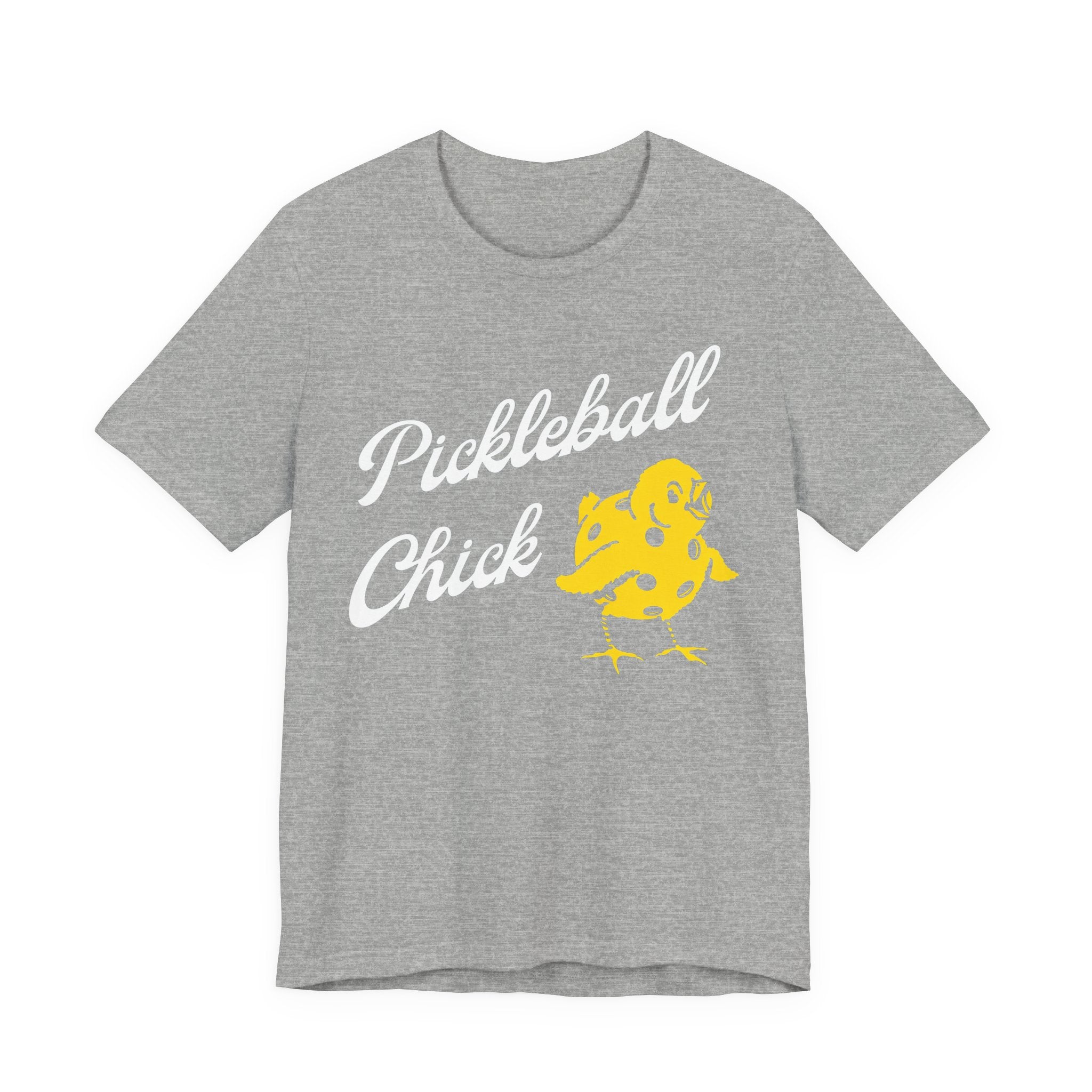 Pickleball Chick T‑Shirt — Cute Yellow Chick Pickleball Tee for Women & Players