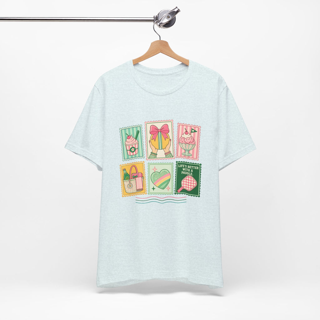 Summer Picnic Graphic Tee — 'Life's Better with a Picnic' Vintage Stamp Design