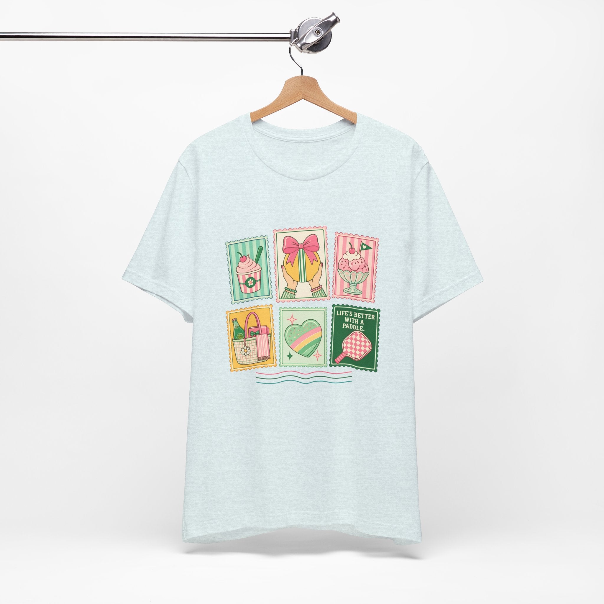 Summer Picnic Graphic Tee — 'Life's Better with a Picnic' Vintage Stamp Design