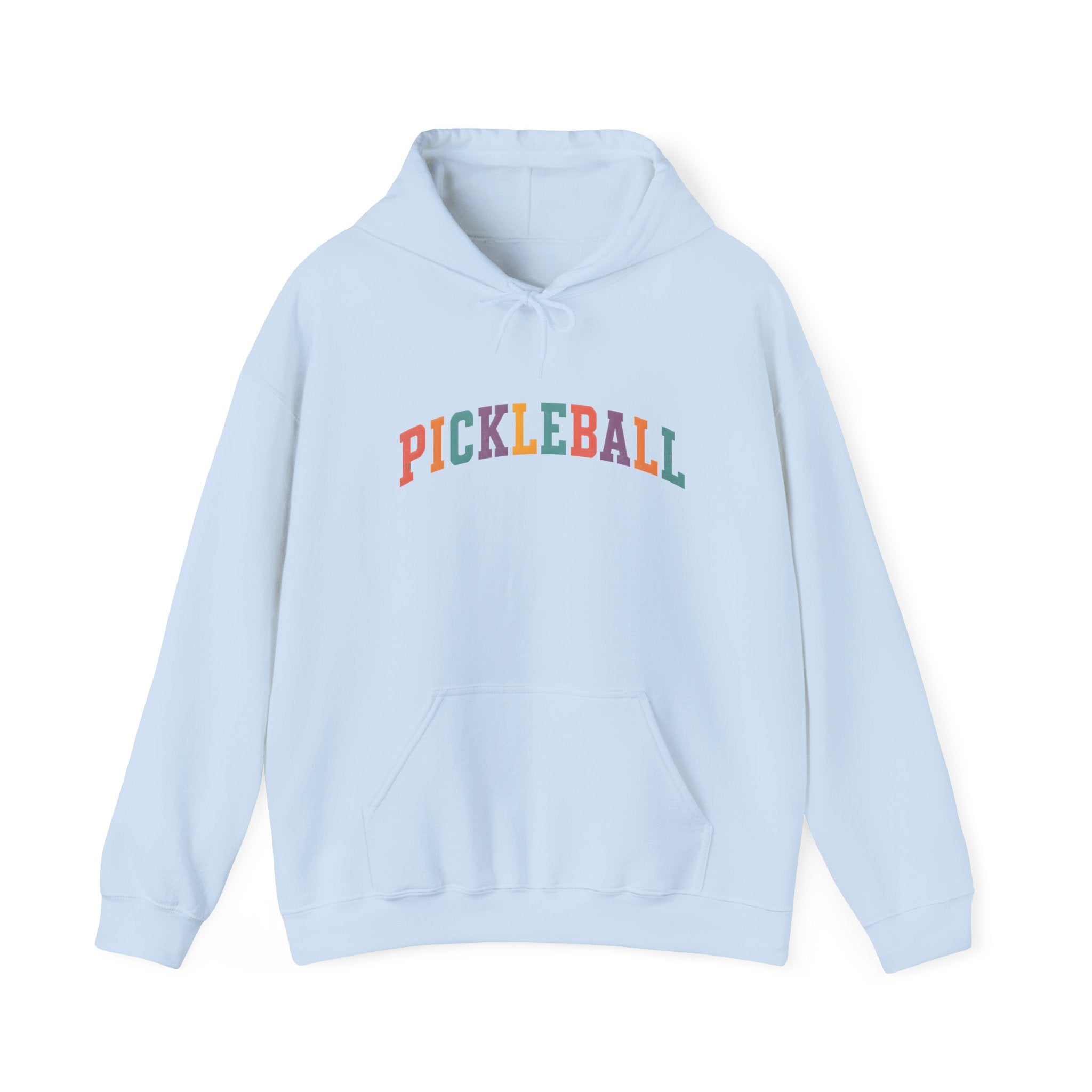 Pickleball Rainbow Hoodie — Colorful Pickleball Pullover for Players & Fans