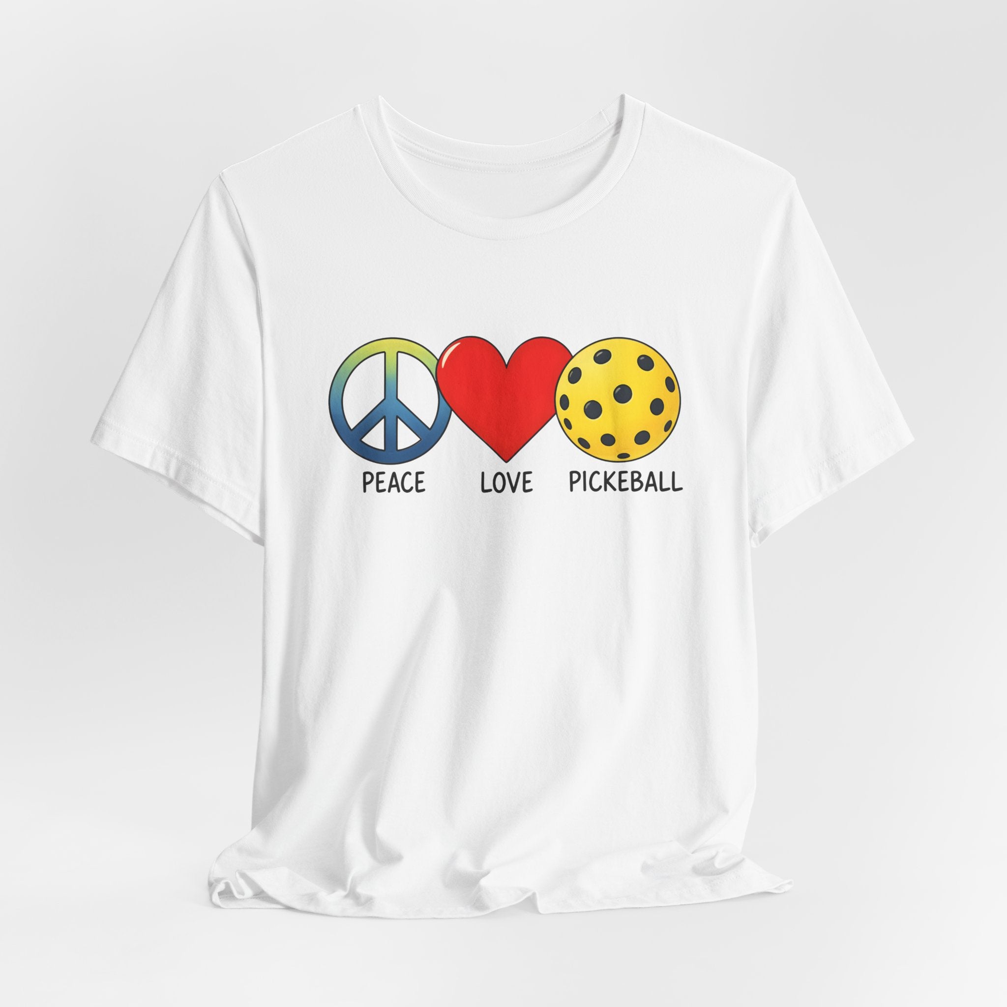 Pickleball Peace Love Tee