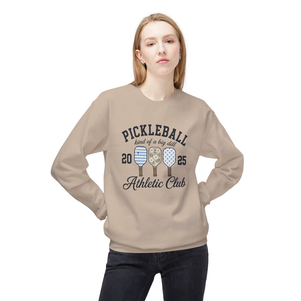 Pickleball Athletic Club Crewneck Sweatshirt — 2025 "Kind of a Big Dill" Design