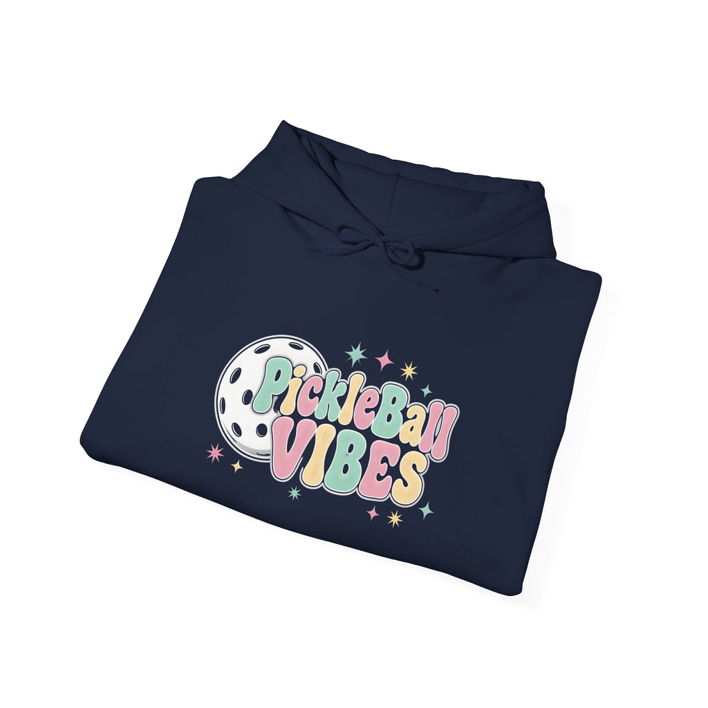 Pickleball Vibes Hoodie — Retro Pastel Pickleball Graphic Sweatshirt