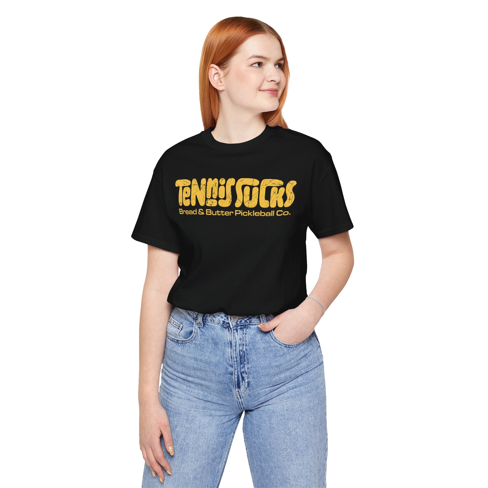 T-Shirt "Tennis Sucks" Vintage Retro Graphic Tee — Funny Tennis Player Gift