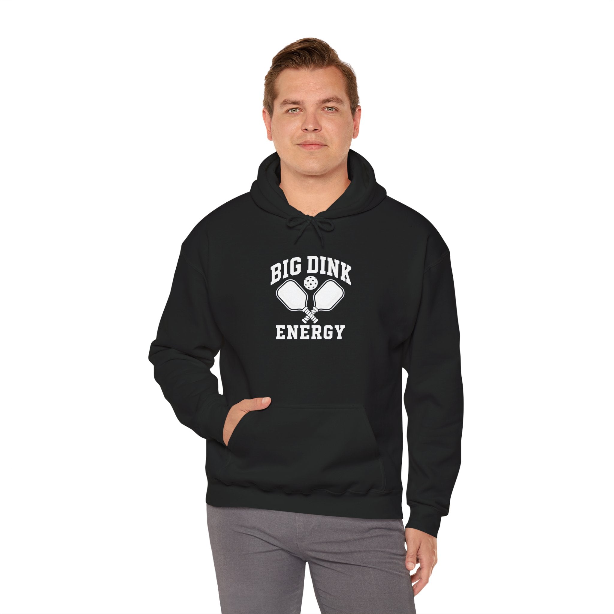 Big Dink Energy Hoodie - Pickleball Paddle Graphic Sweatshirt