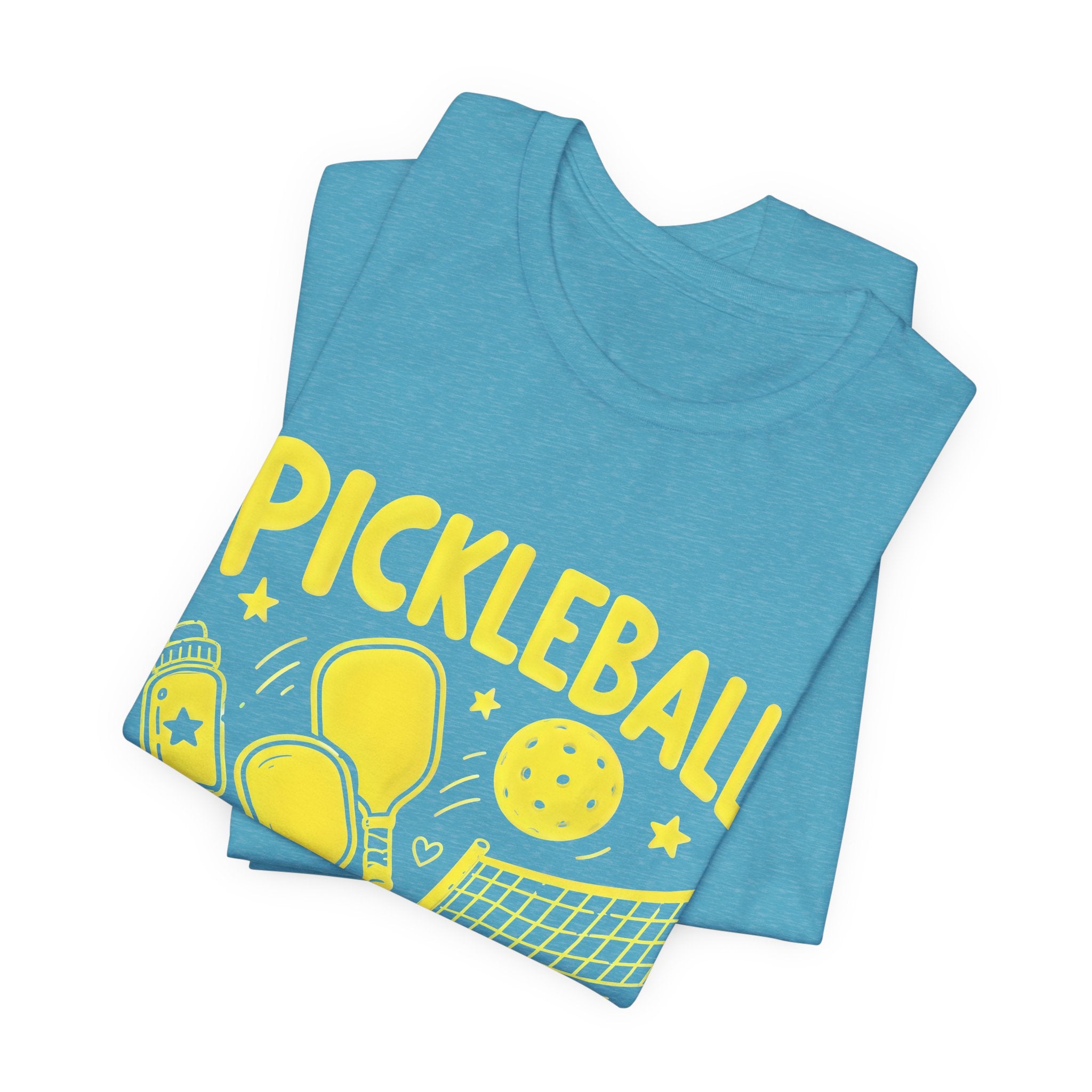 Pickleball Club Graphic Tee — "Good Doubles Only" Short Sleeve Shirt
