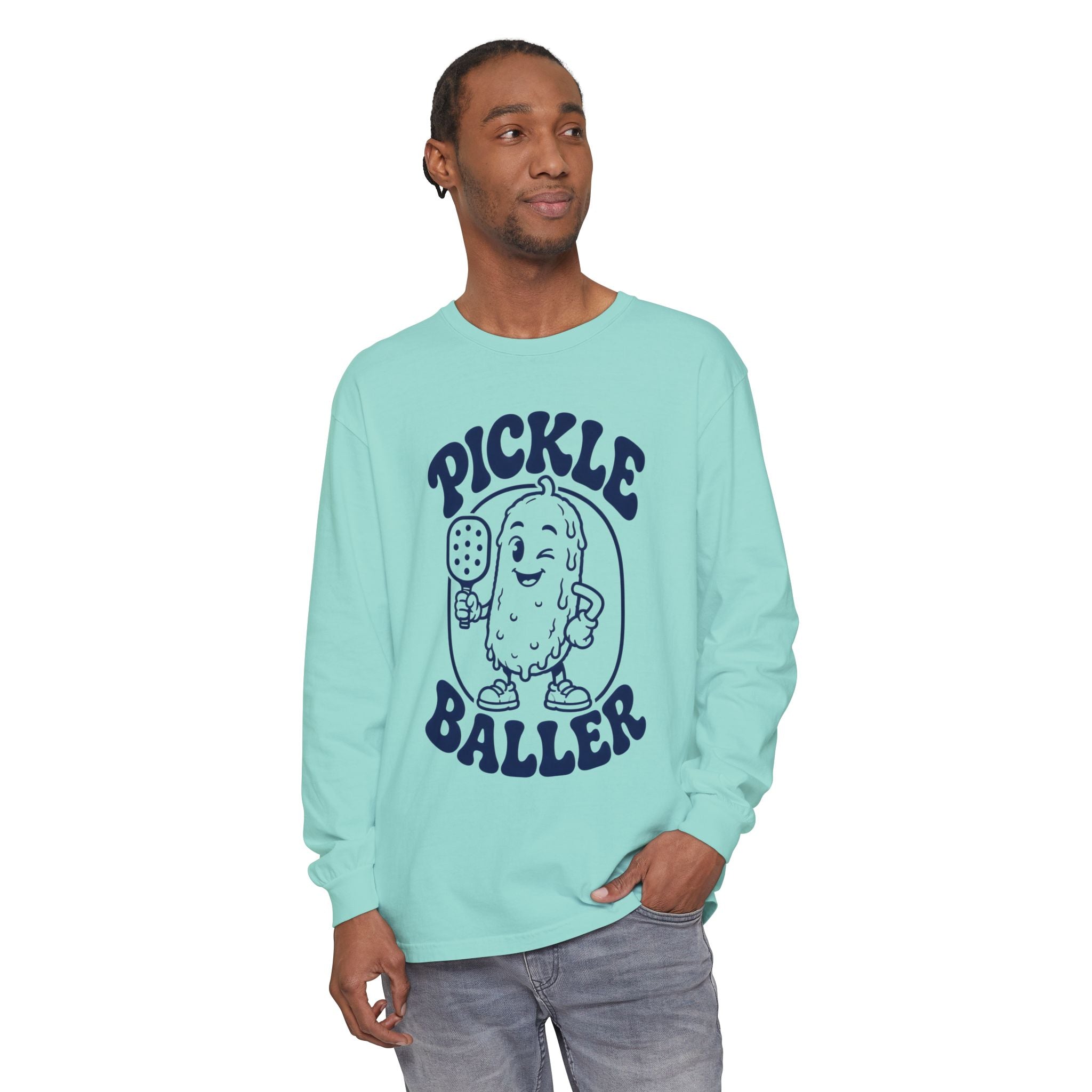 Pickle Baller Long Sleeve Tee