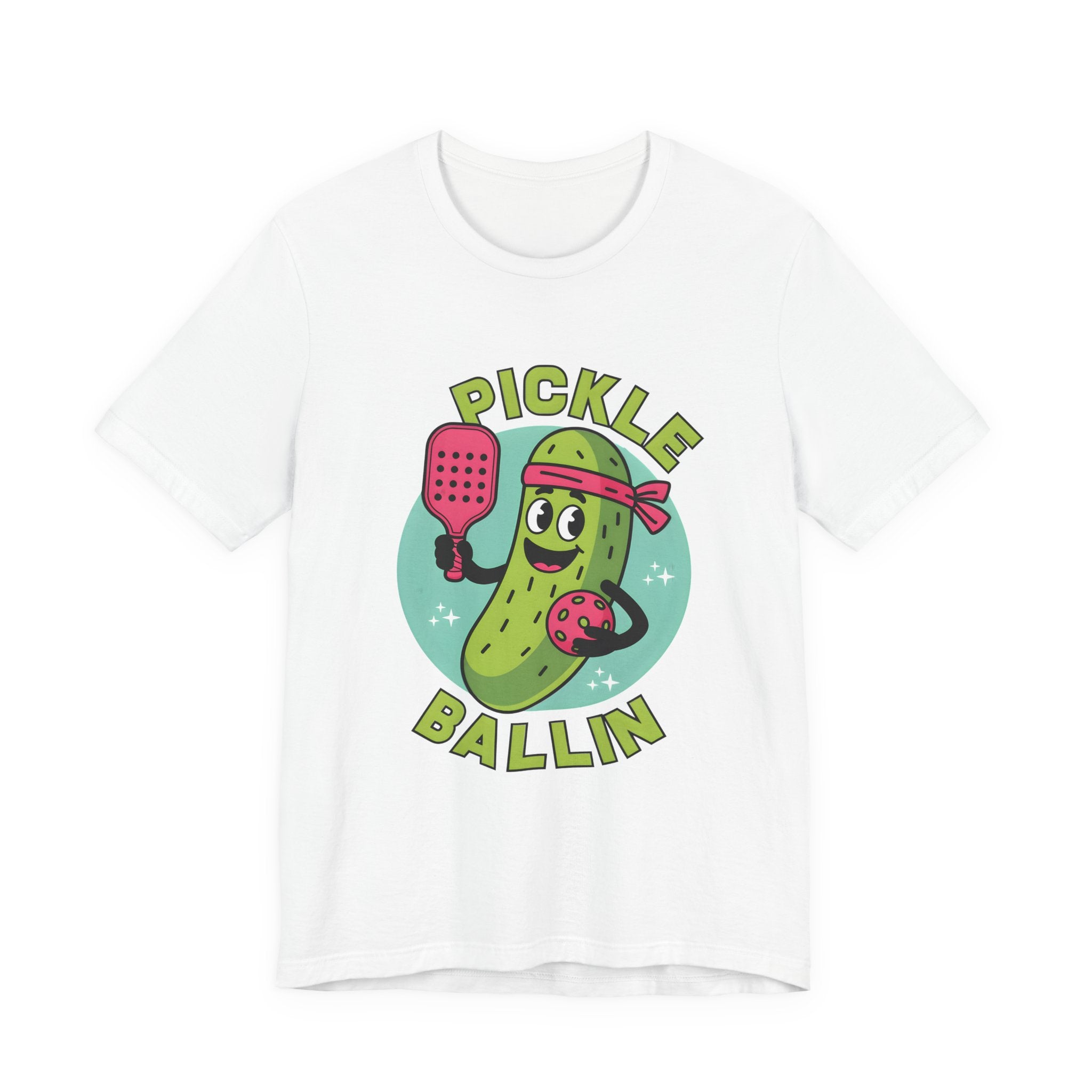 Pickle Ballin' Tee — Funny Pickle Pickleball T-Shirt