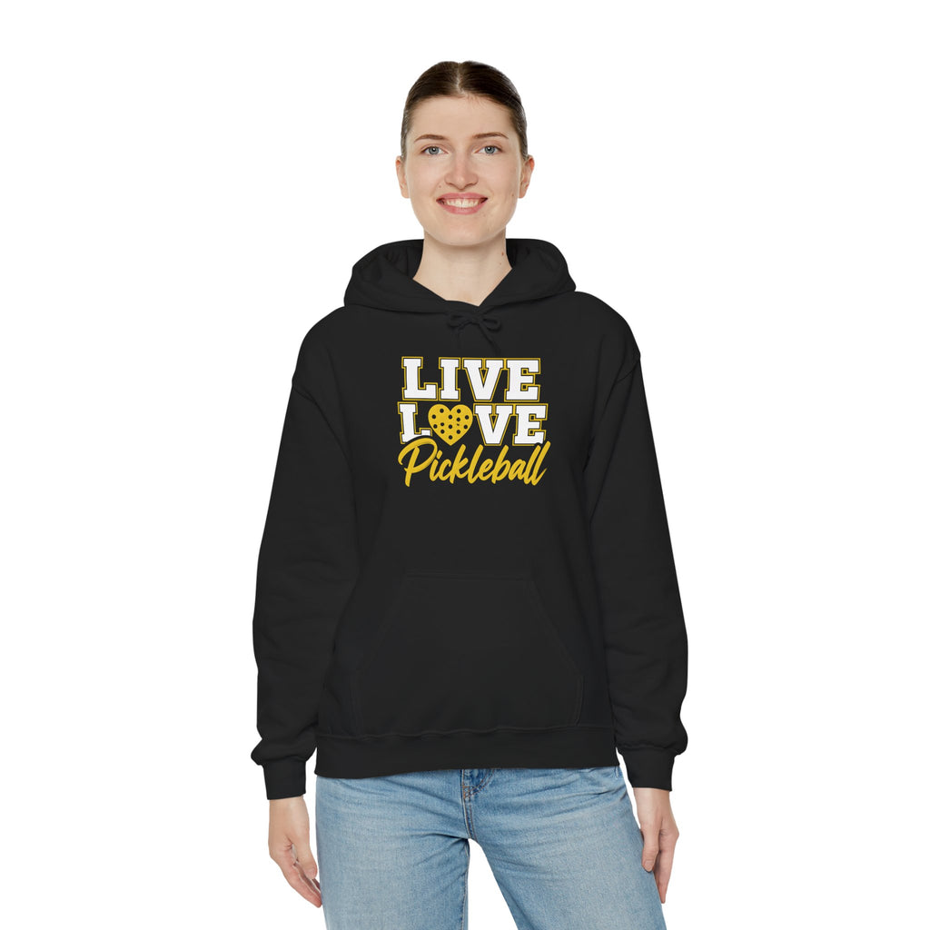 Live Love Pickleball Hoodie — Pickleball Player Gift Pullover