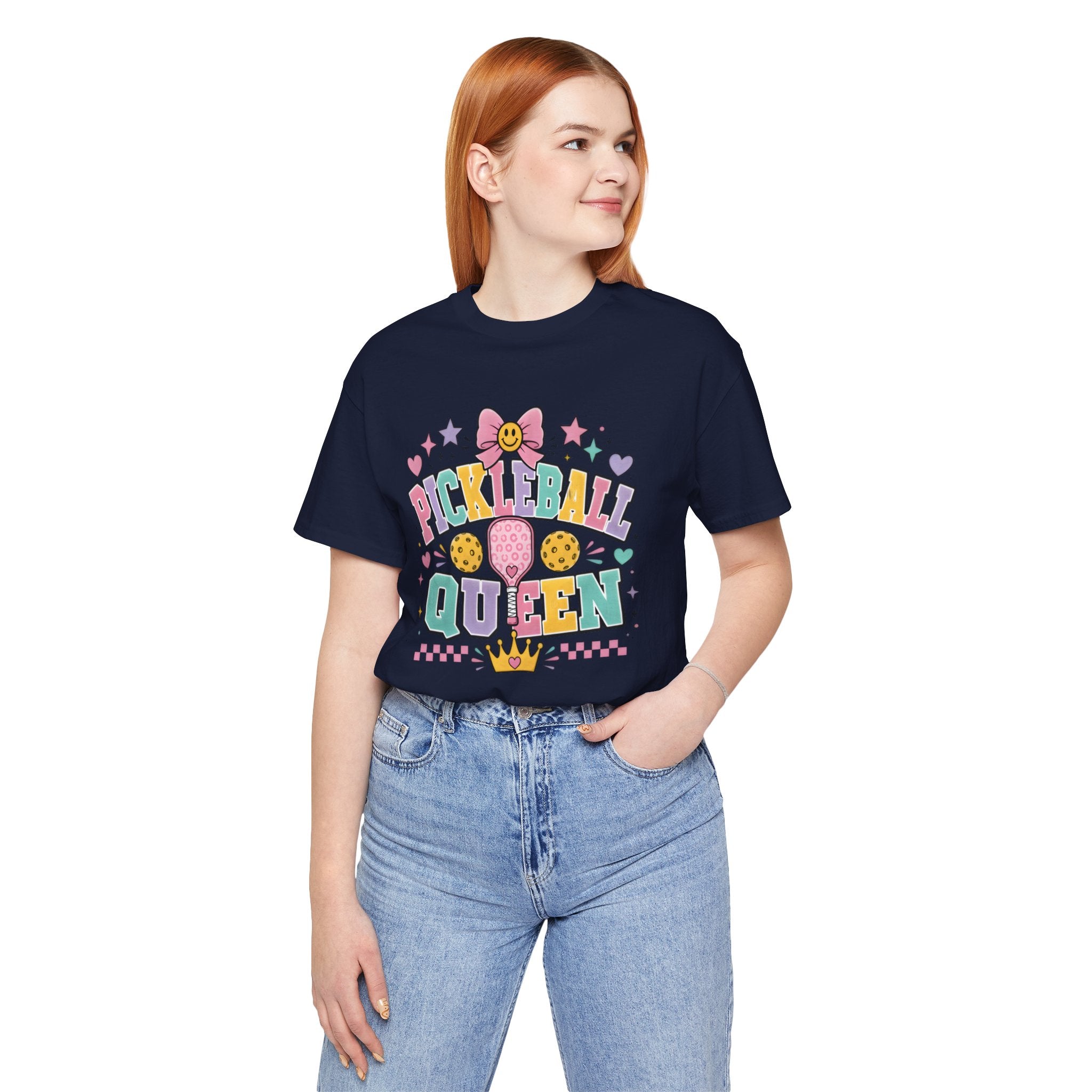 Pickleball Queen Tee — Cute Pastel Pickleball Shirt for Women & Girls
