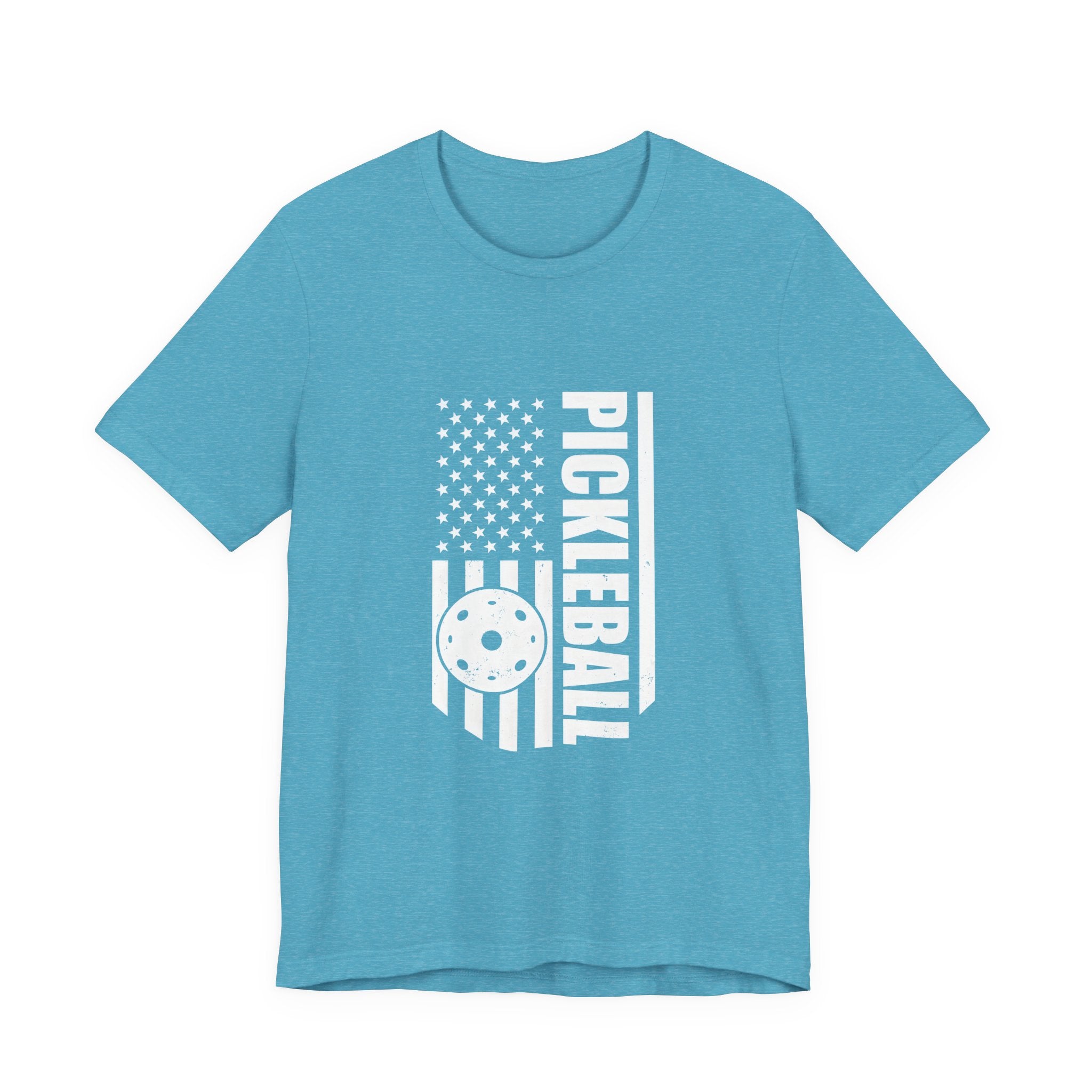 Pickleball Flag Tee — American Pickleball Player T-Shirt