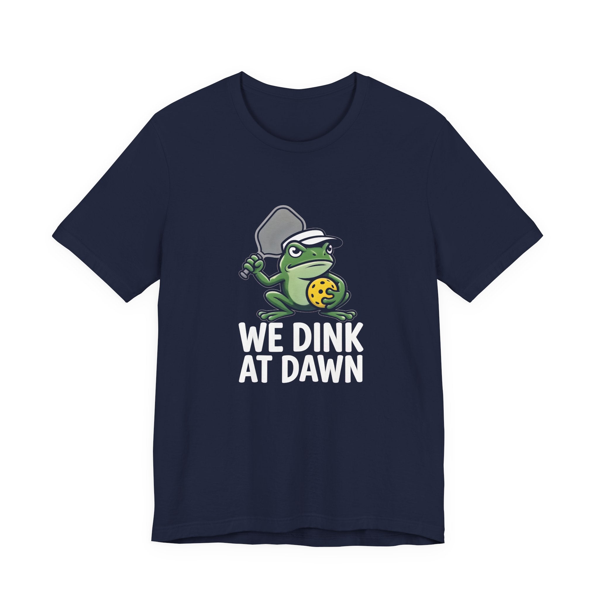 Dink At Dawn Pickleball Frog T-Shirt — We Dink At Dawn Graphic Tee