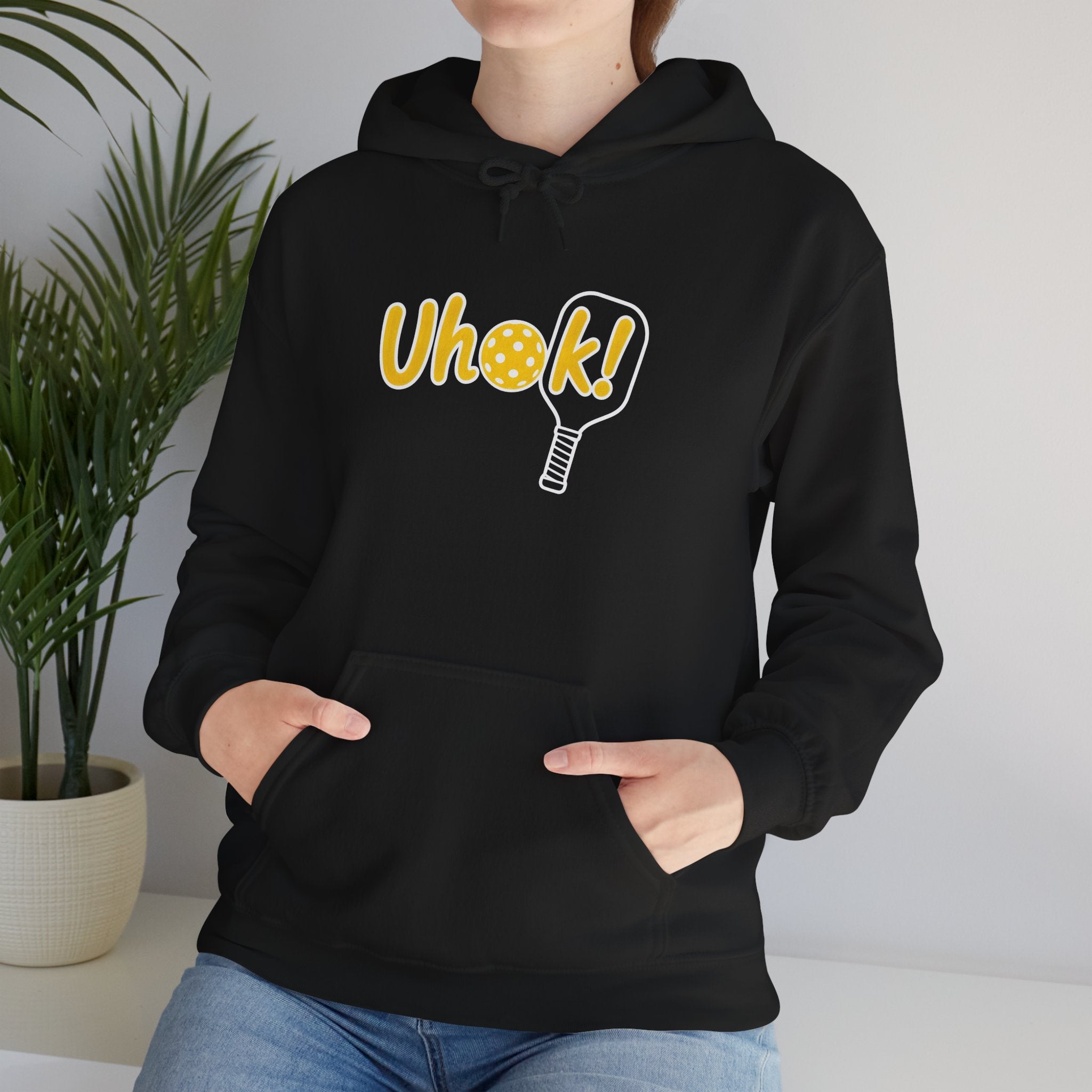 Pickleball 'Uh oh!' Paddle Hoodie – Fun Retro Pickleball Sweatshirt