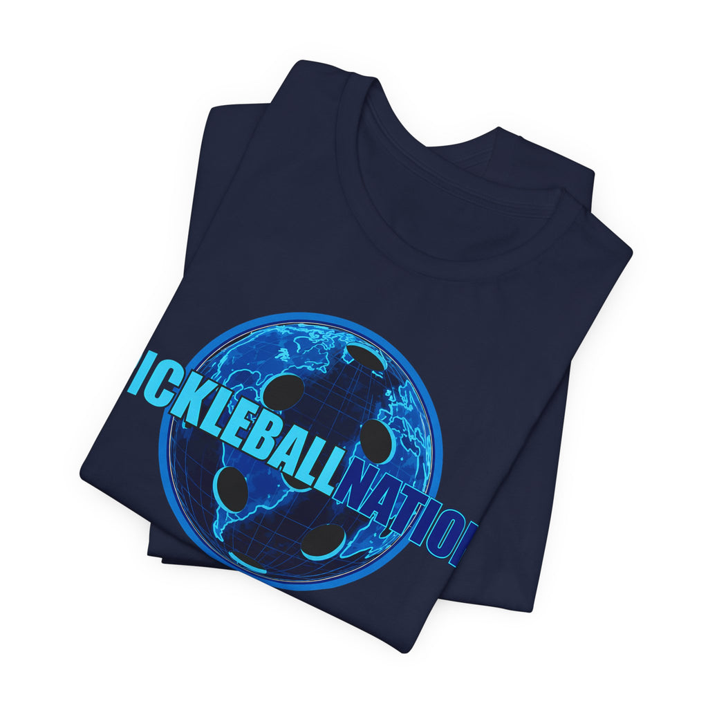 Pickleball Nation Tee — "We Are One" Globe Graphic T-Shirt