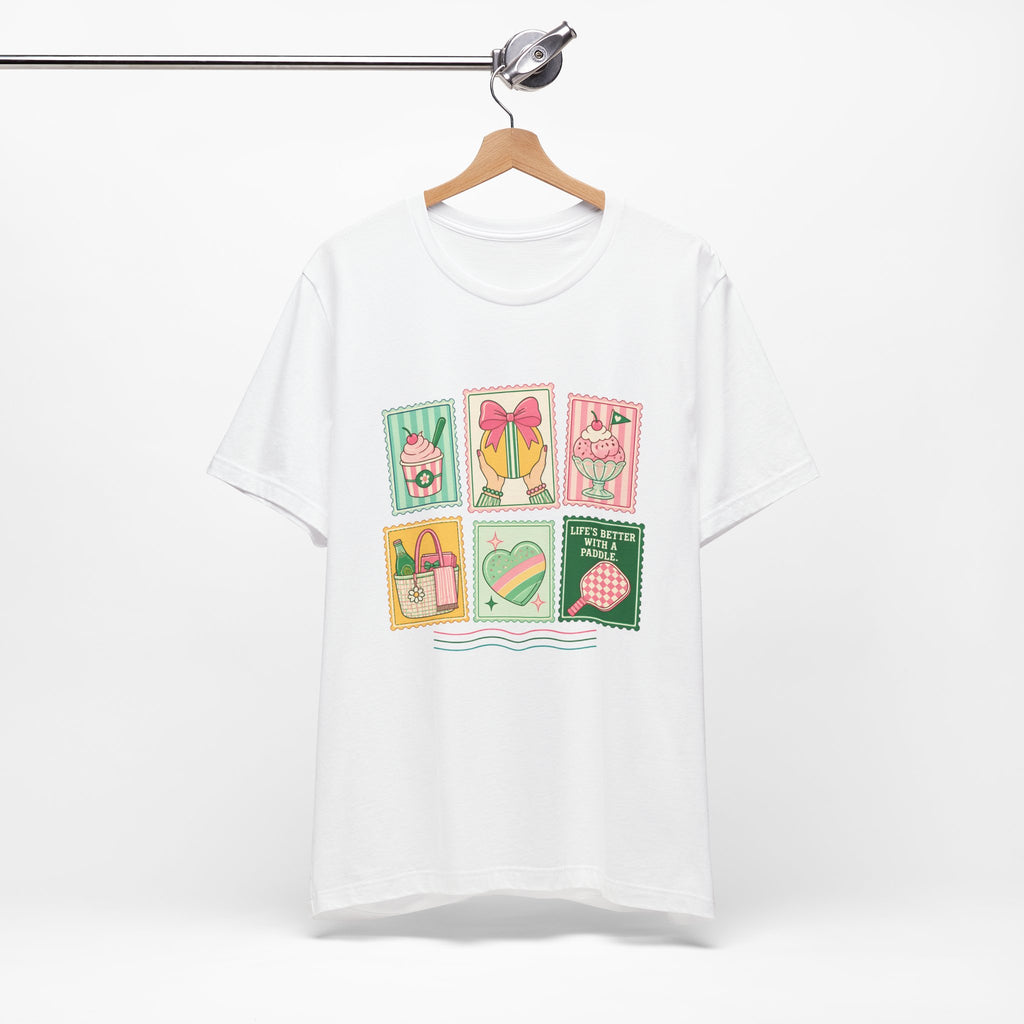 Summer Picnic Graphic Tee — 'Life's Better with a Picnic' Vintage Stamp Design