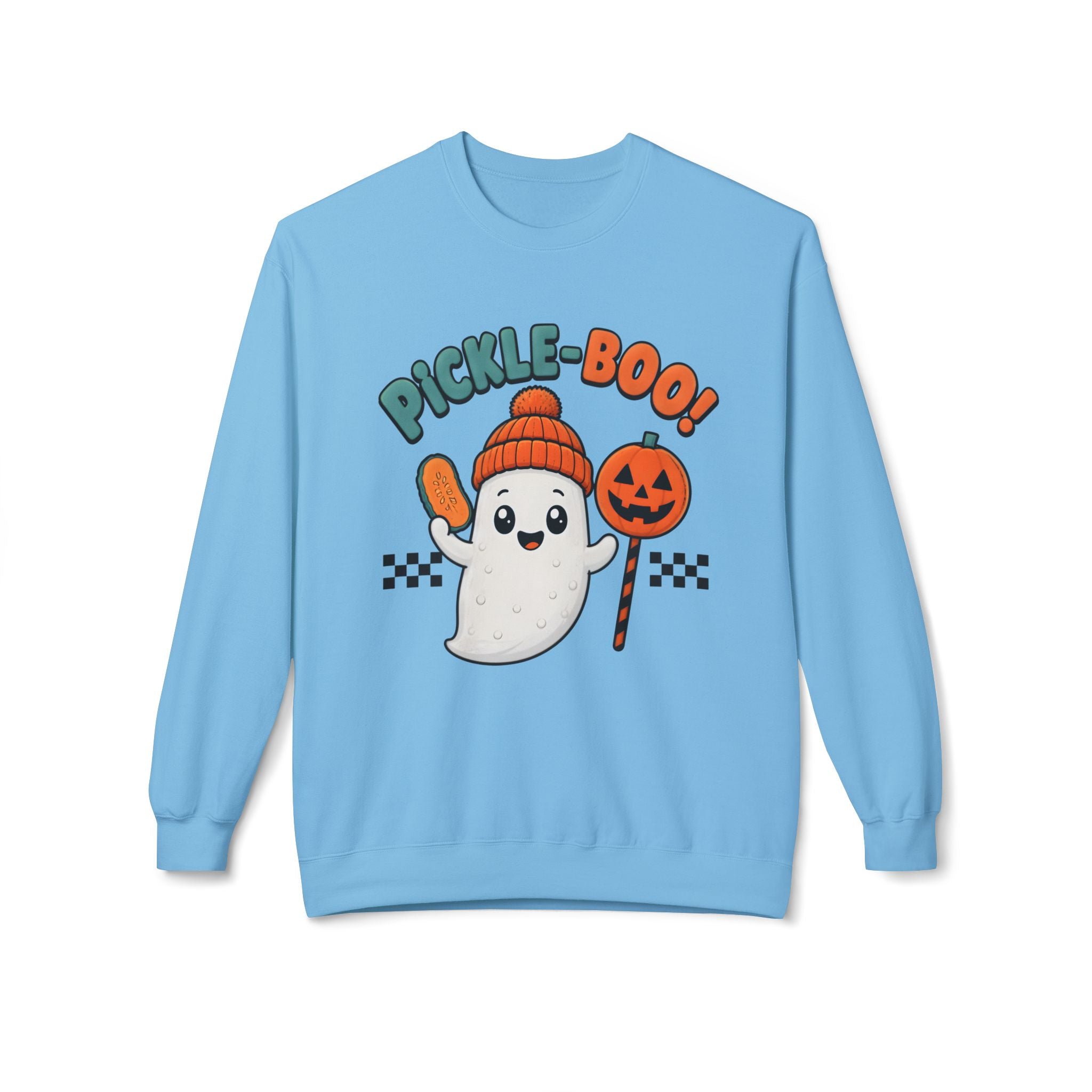 Halloween Pickle-Boo Ghost Sweatshirt