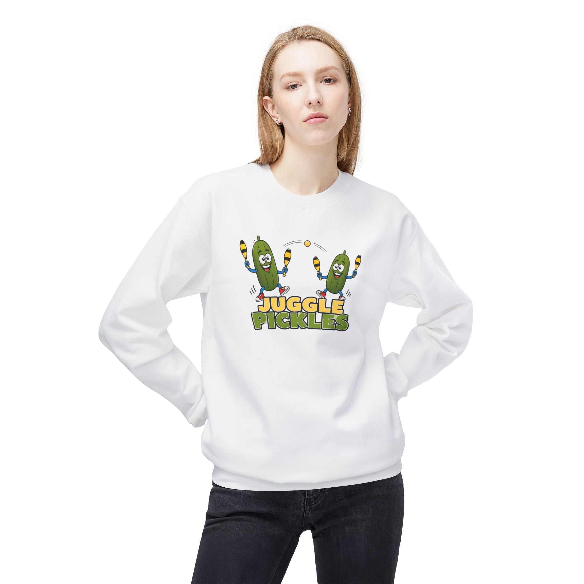 Juggle Pickles Crewneck Sweatshirt