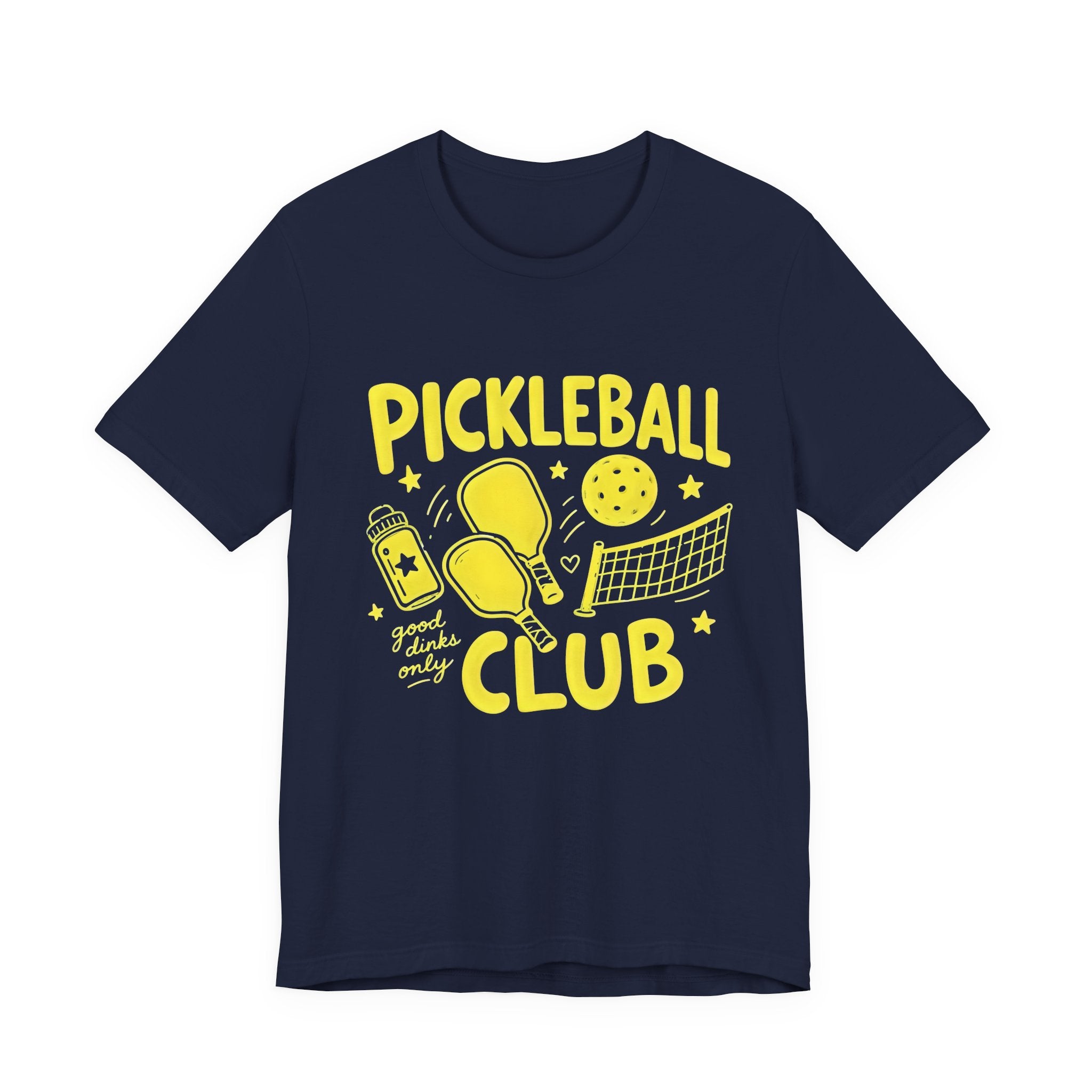 Pickleball Club Graphic Tee — "Good Doubles Only" Short Sleeve Shirt