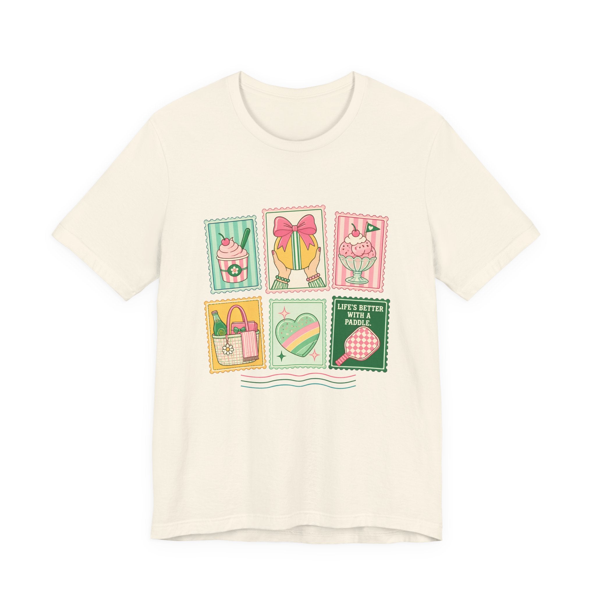 Summer Picnic Graphic Tee — 'Life's Better with a Picnic' Vintage Stamp Design