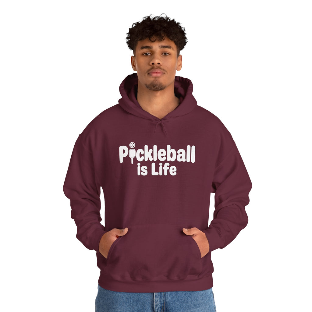 Pickleball Is Life Hoodie — Funny Pickleball Player Pullover