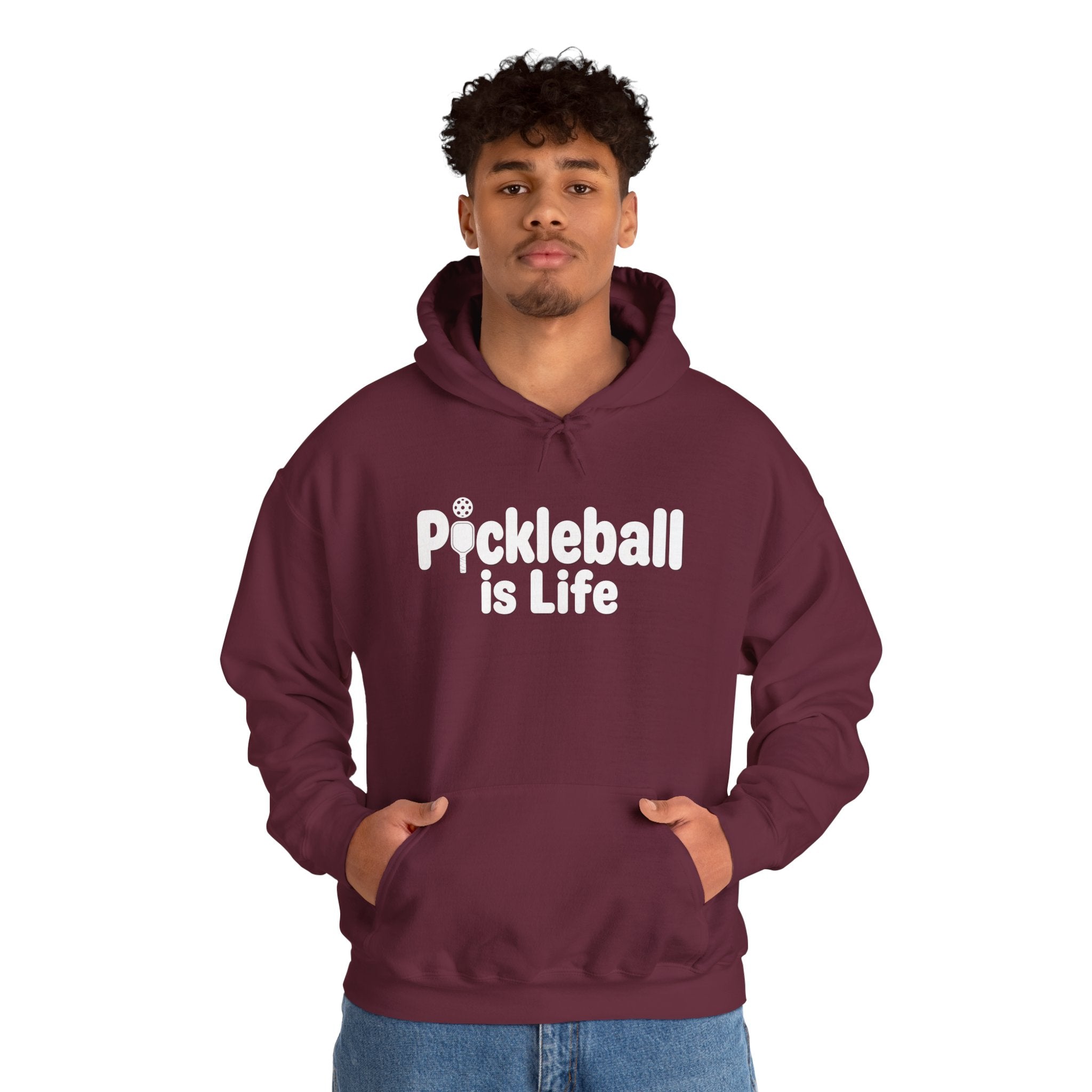 Pickleball Is Life Hoodie — Funny Pickleball Player Pullover