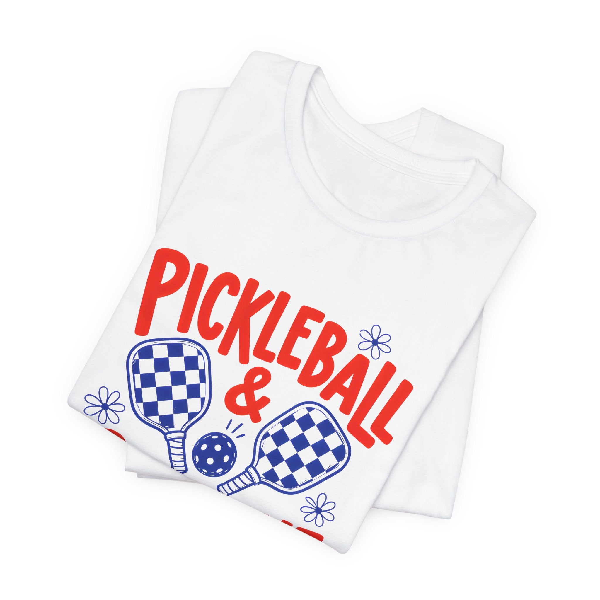Pickleball & Sunshine T‑Shirt – Retro Pickleball Paddle Tee