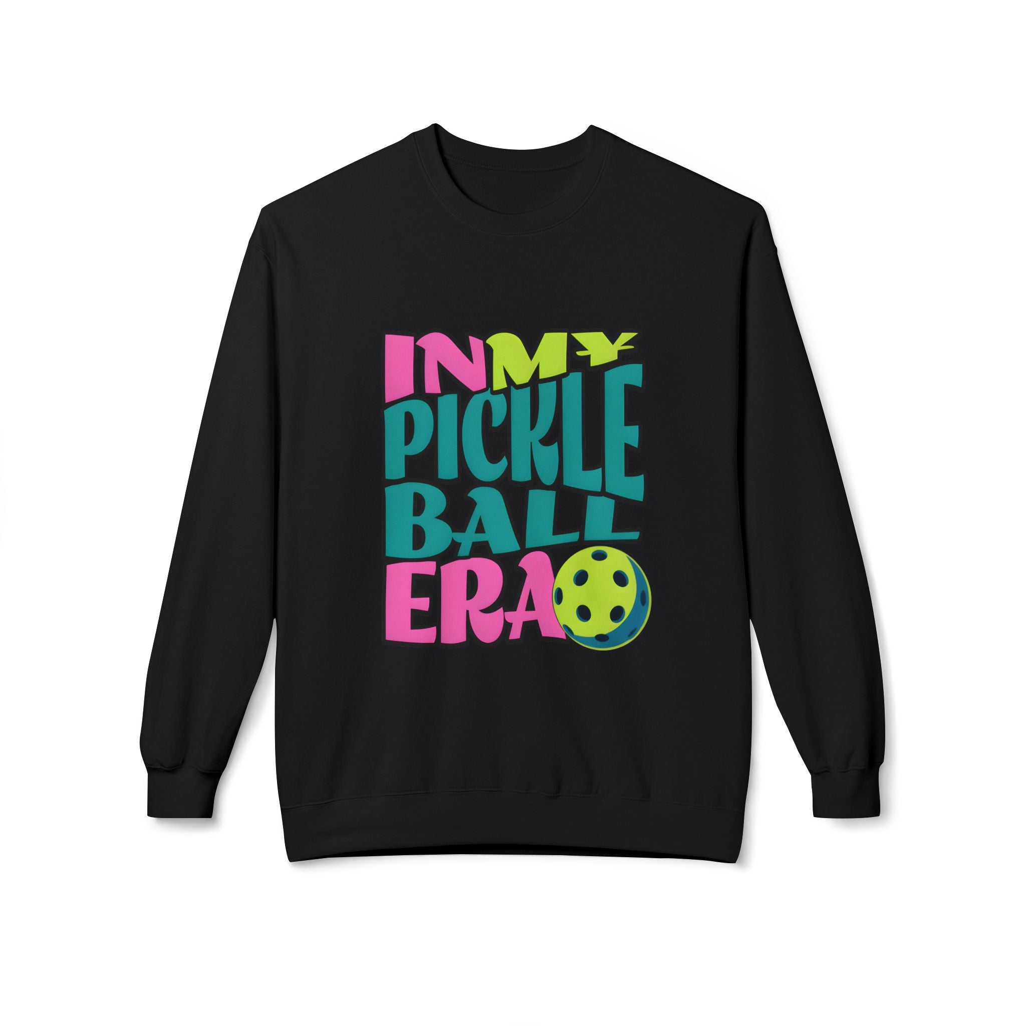 Pickleball Era Crewneck Sweatshirt — "In My Pickleball Era" Colorful Graphic