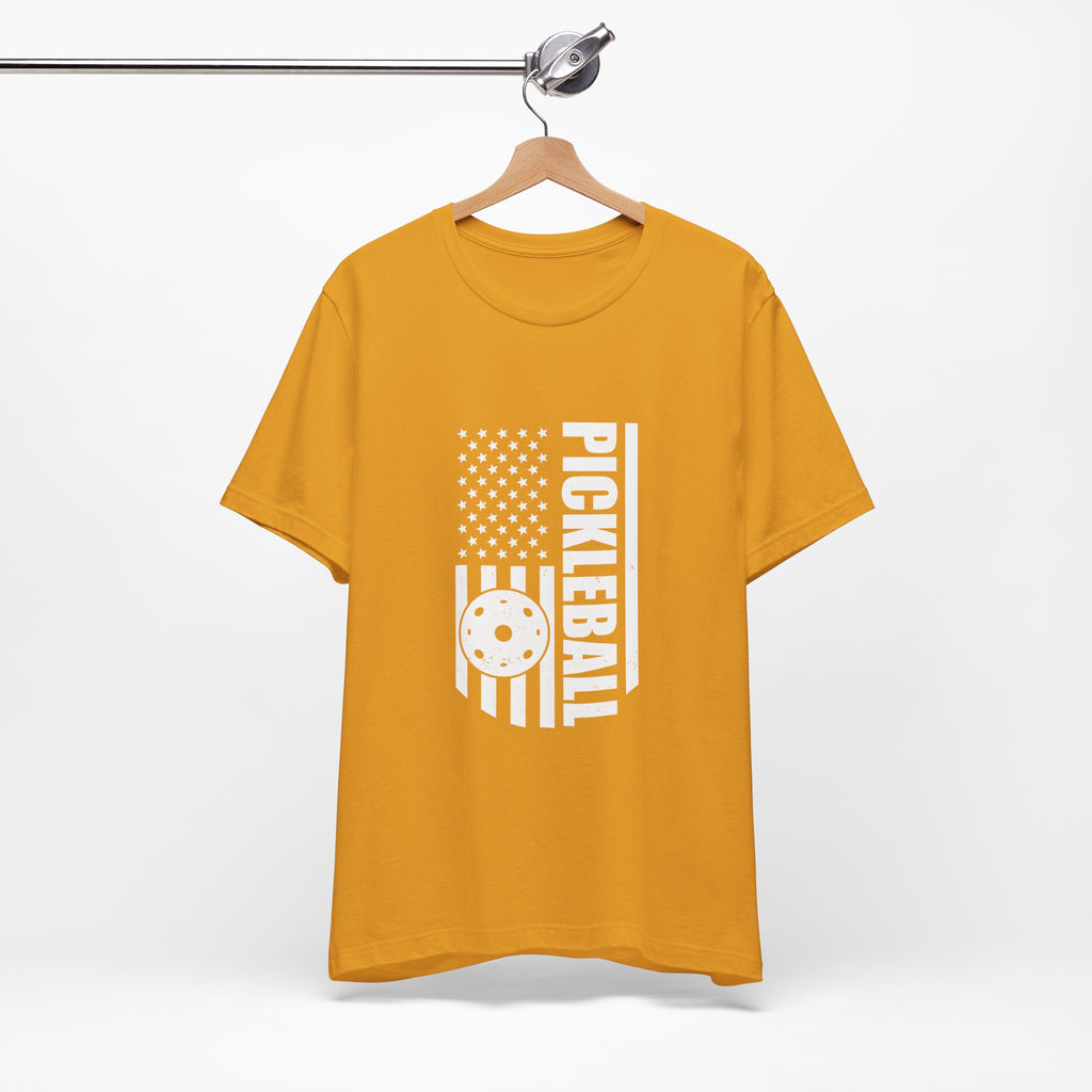 Pickleball Flag Tee — American Pickleball Player T-Shirt