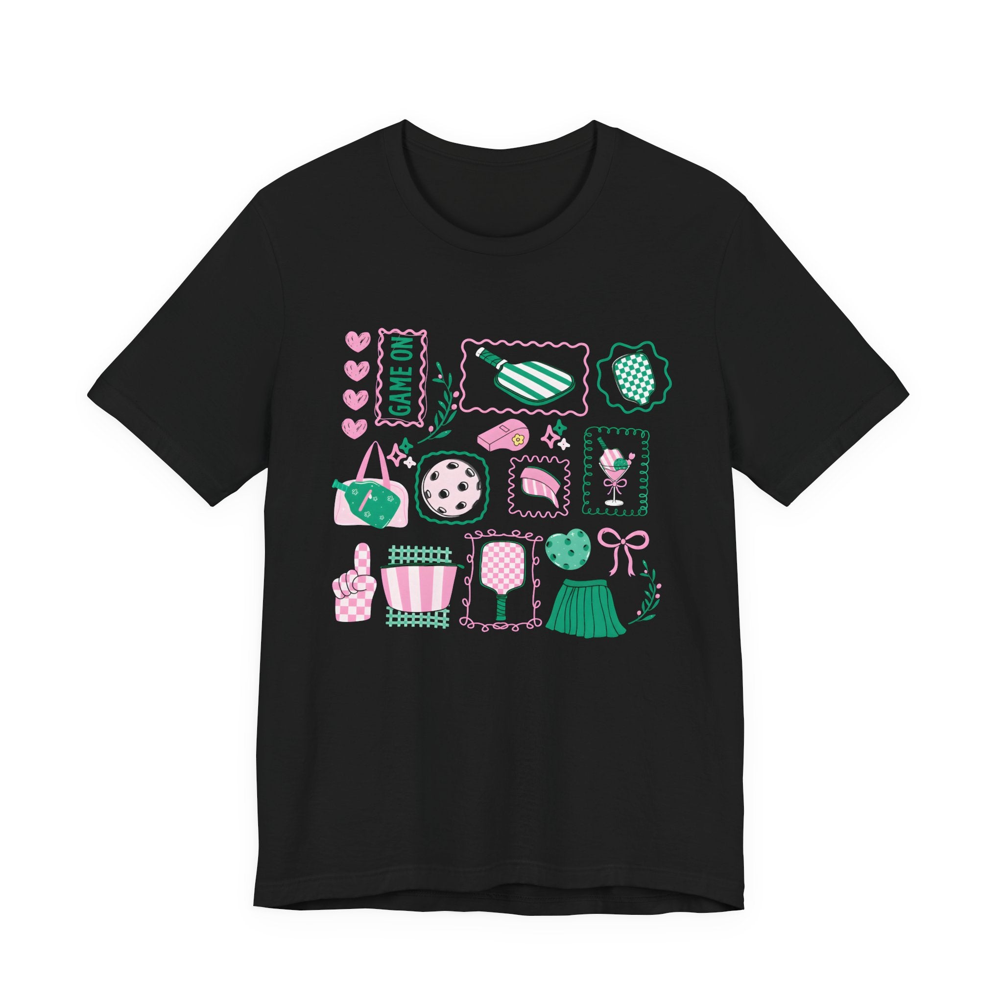 Ice Cream & Sweets Graphic Tee — Cute Pastel Dessert Icons
