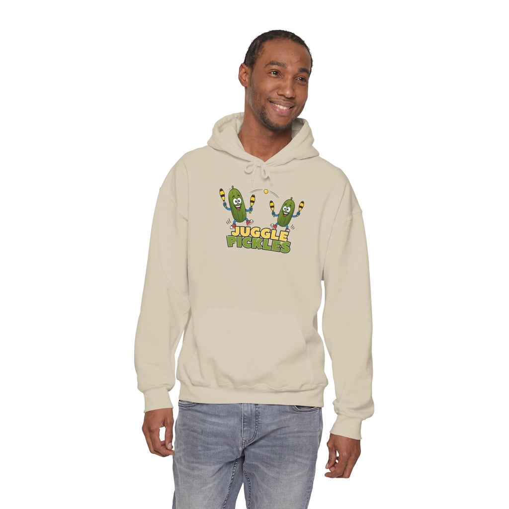 Juggling Pickles Hoodie - Funny Retro 'Juggle Pickle' Graphic Sweatshirt