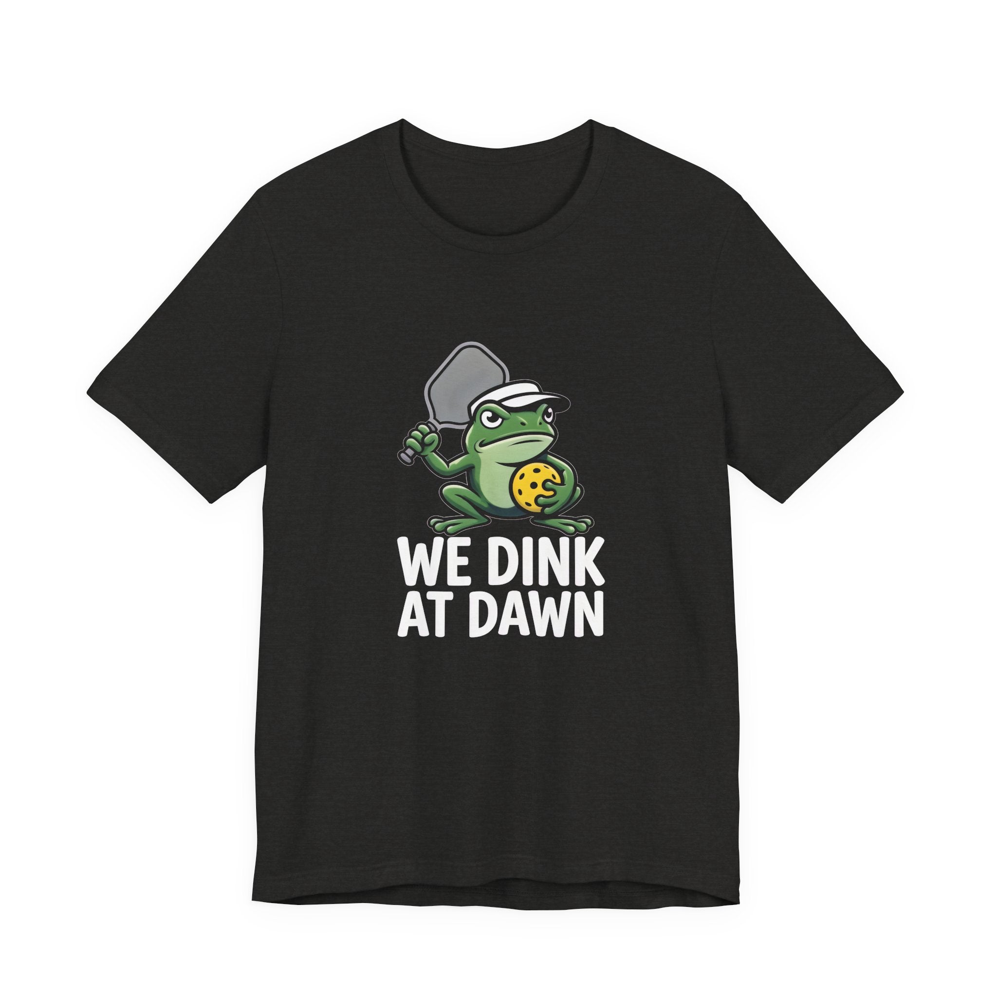 Dink At Dawn Pickleball Frog T-Shirt — We Dink At Dawn Graphic Tee