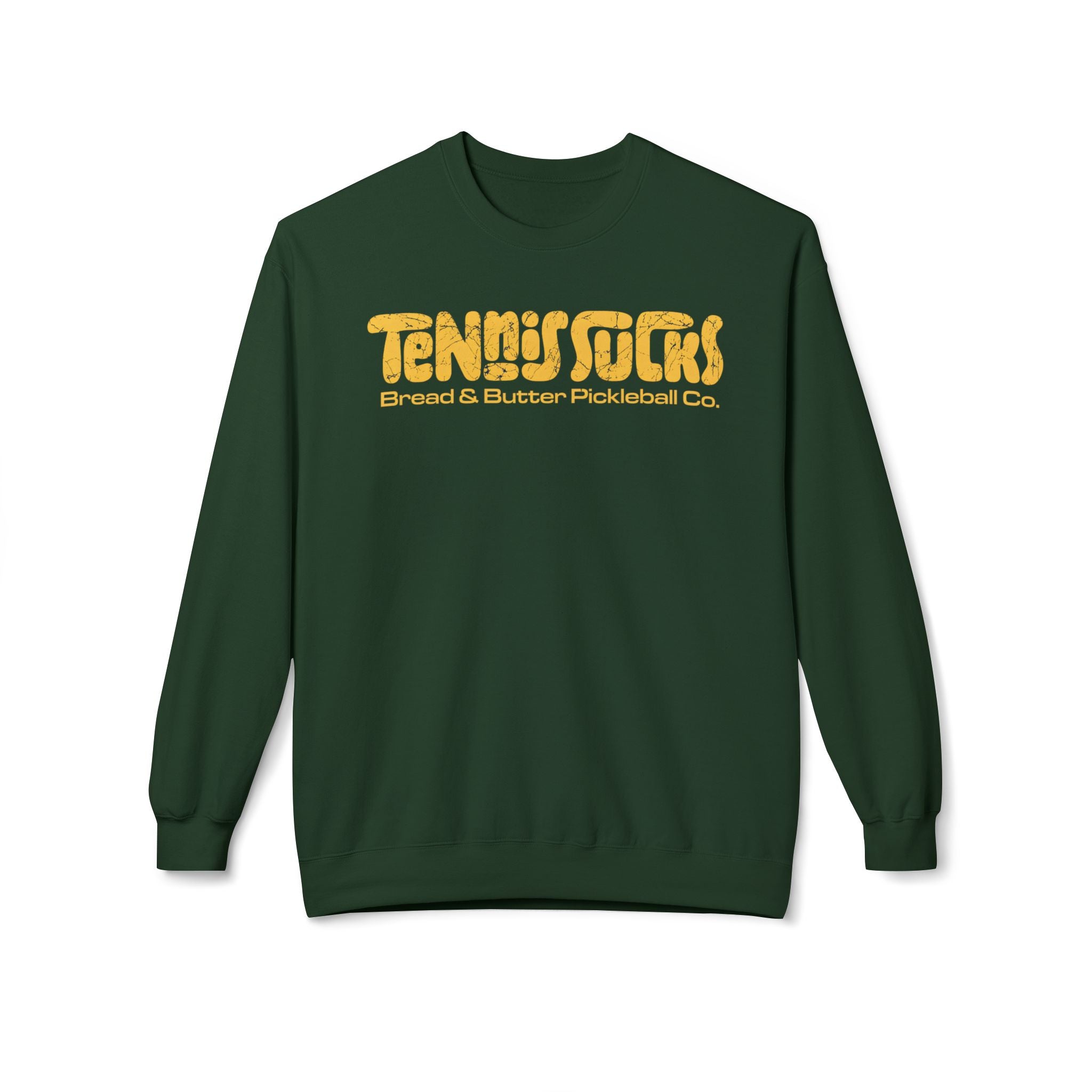 Tennis Socks Crewneck Sweatshirt — Vintage Tennis & Pickleball Club Pullover