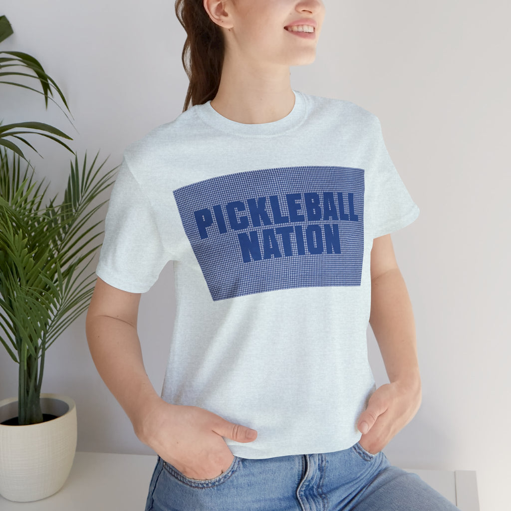 Pickleball Nation T-Shirt — Retro Court Graphic Tee for Players & Fans