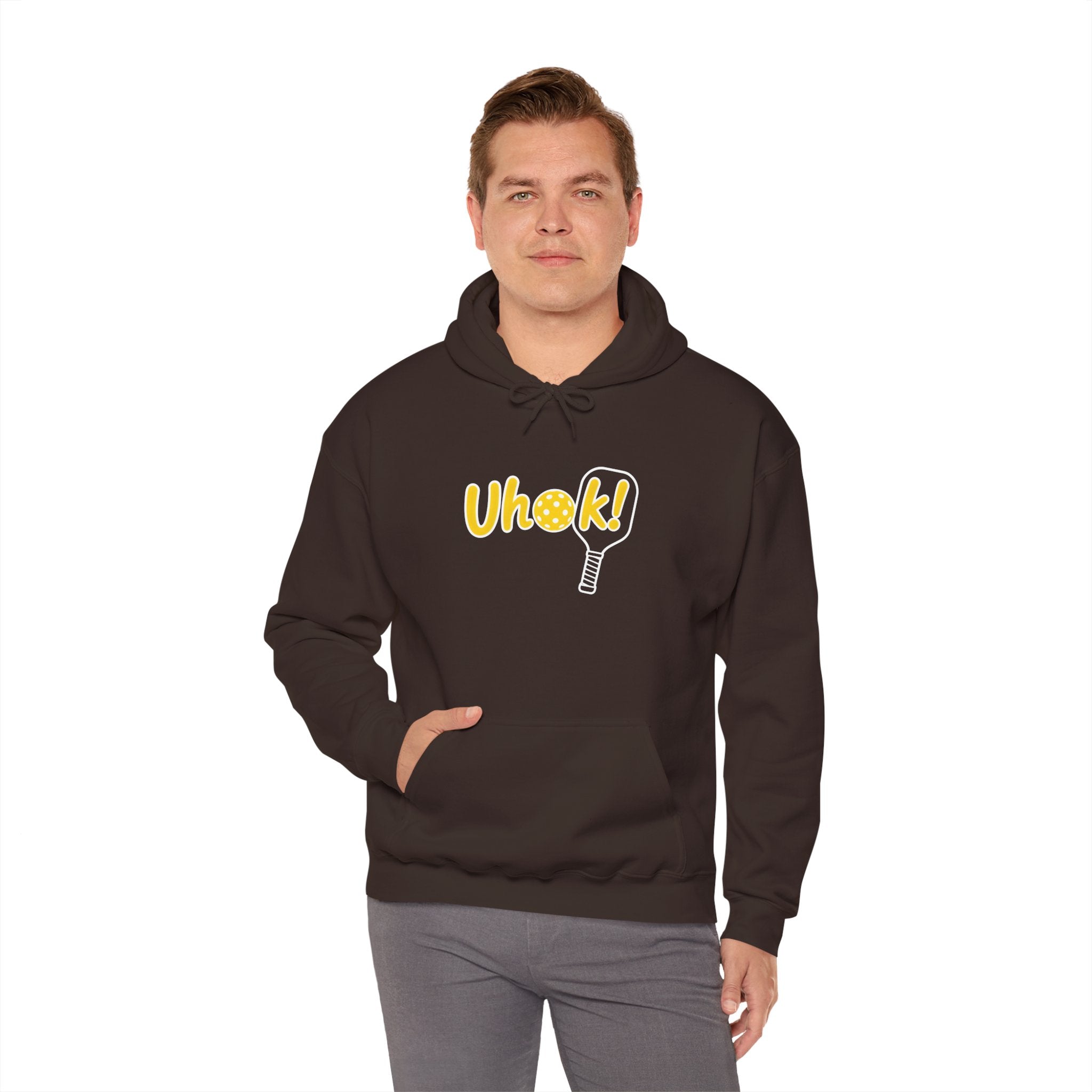 Pickleball 'Uh oh!' Paddle Hoodie – Fun Retro Pickleball Sweatshirt