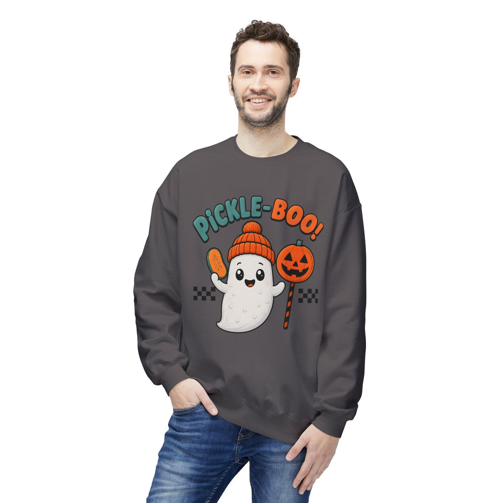 Halloween Pickle-Boo Ghost Sweatshirt